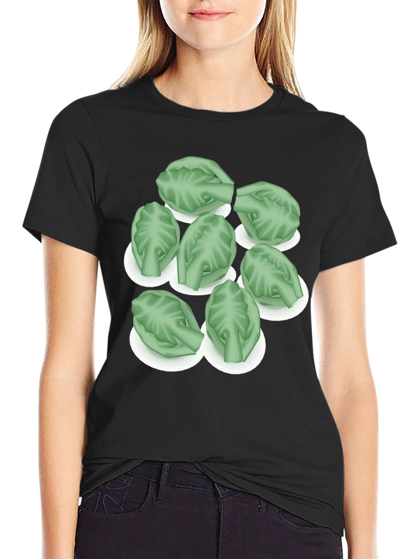 Brussels Sprouts Graphic Tee - Unique Food Shirt