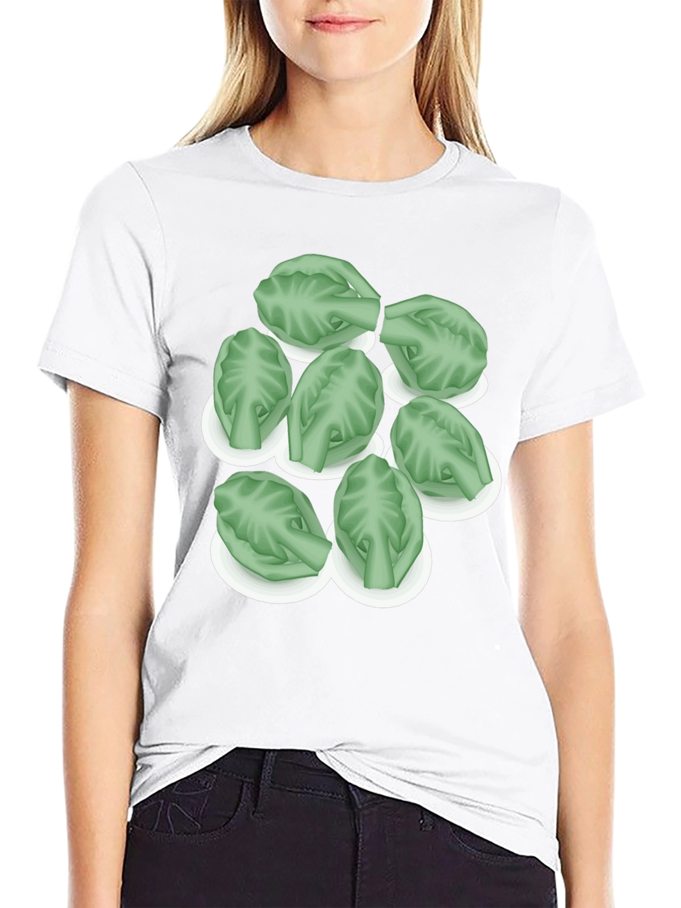 Brussels Sprouts Graphic Tee - Unique Food Shirt