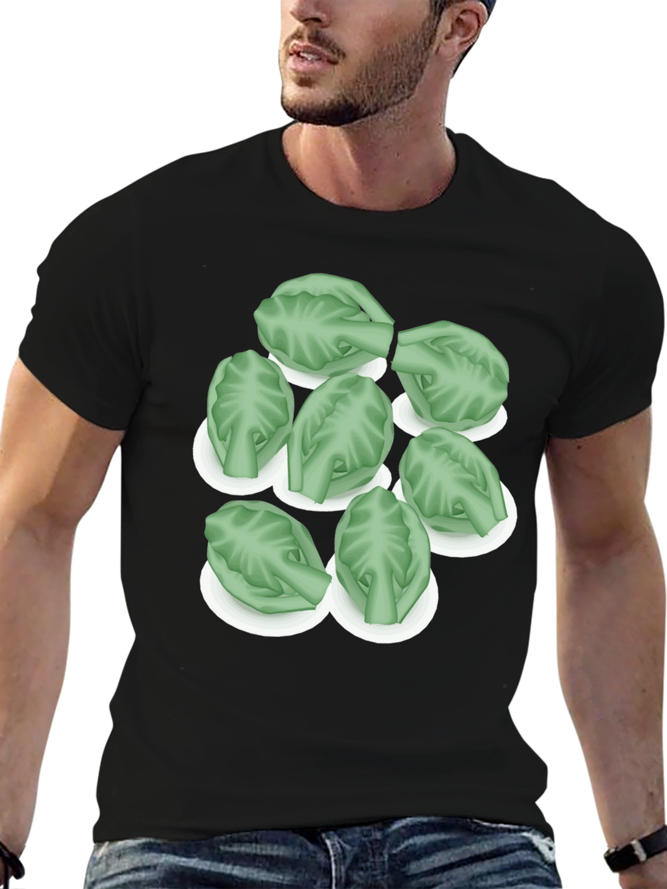 Brussels Sprouts Graphic Tee - Unique Food Shirt