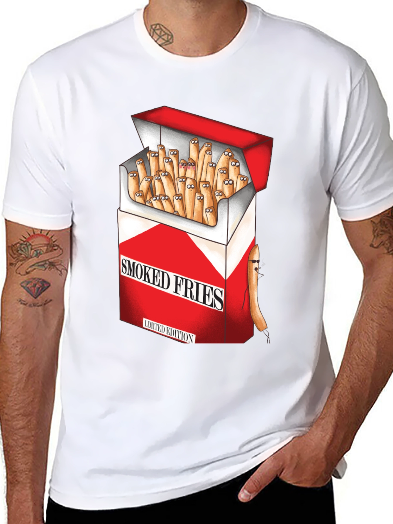 Smoked Fries Graphic T-Shirt - Limited Edition
