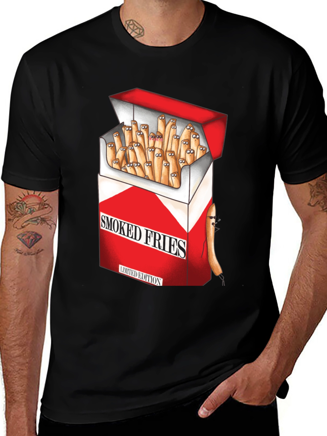Smoked Fries Graphic T-Shirt - Limited Edition