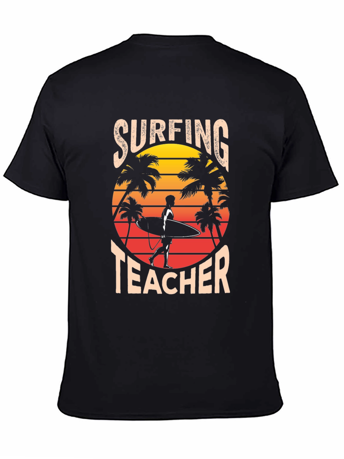 Surfing Teacher Graphic Tee - Beach Vibes