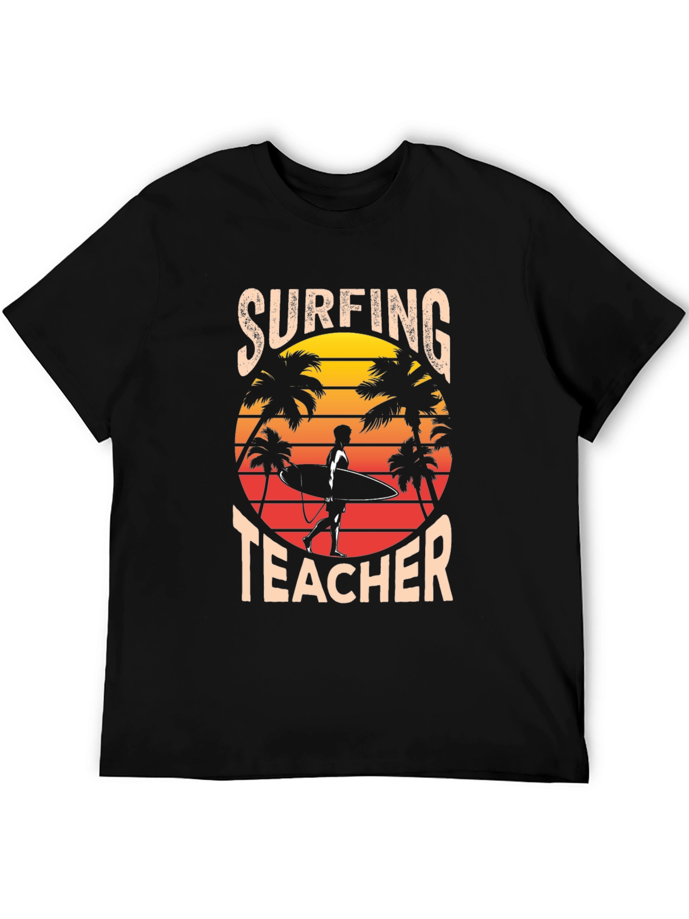 Surfing Teacher Graphic Tee - Beach Vibes