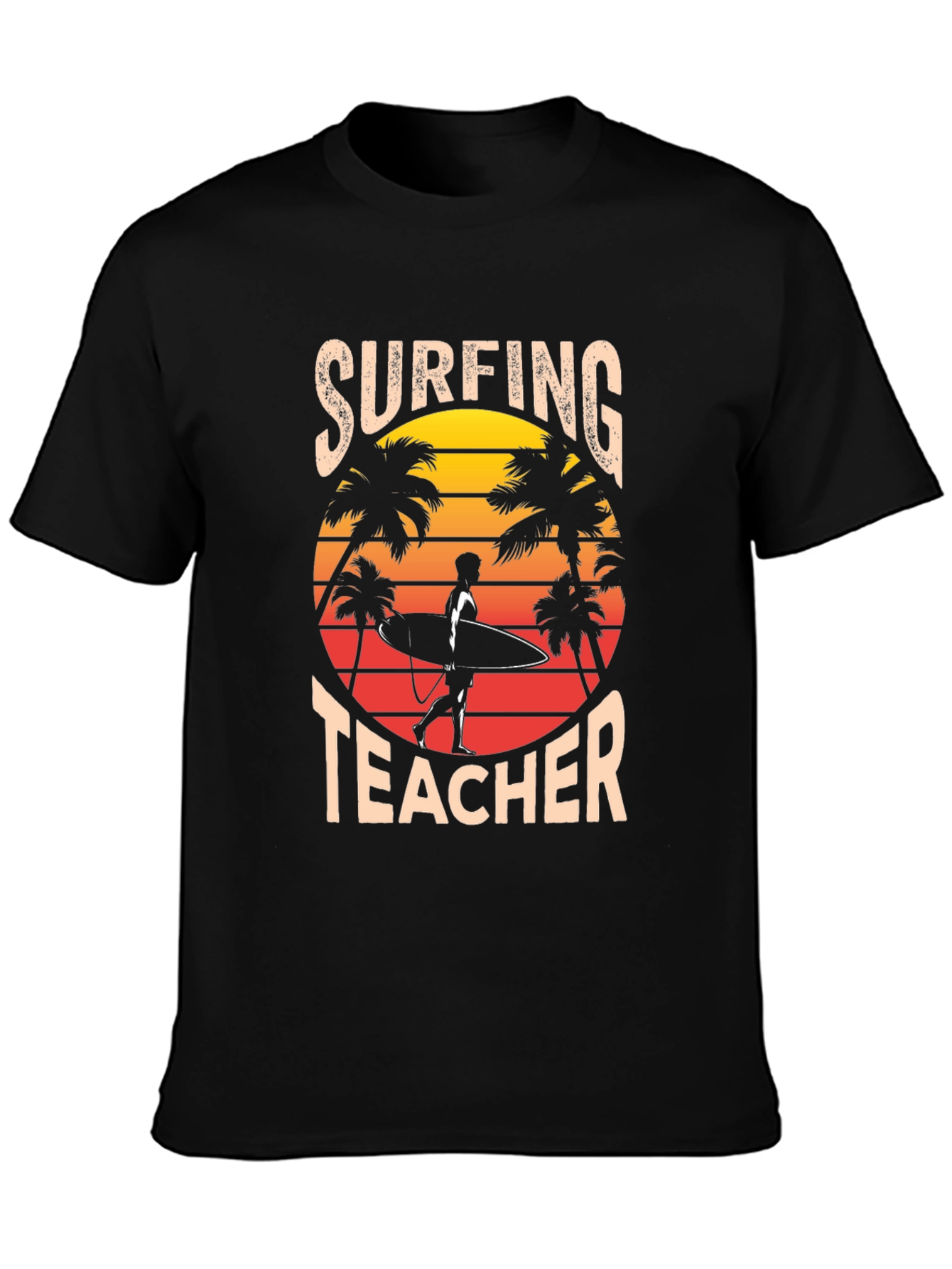 Surfing Teacher Graphic Tee - Beach Vibes