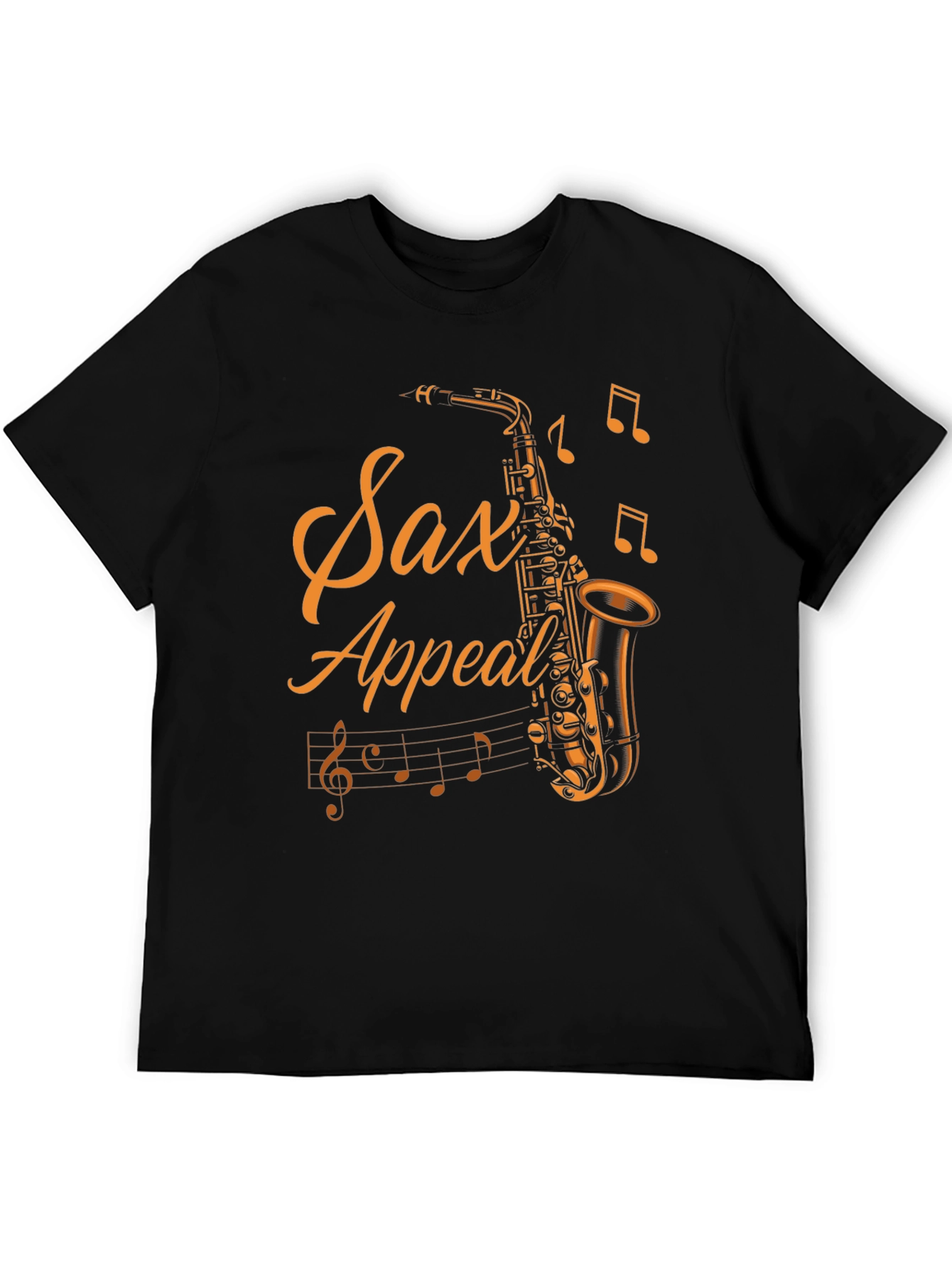 Sax Appeal Black T-Shirt