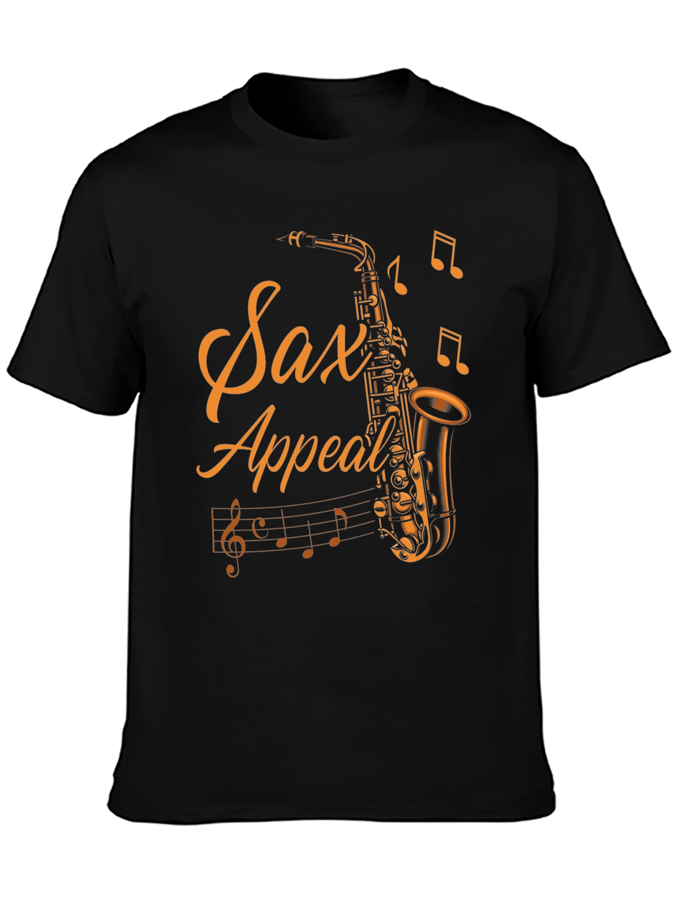 Sax Appeal Black T-Shirt