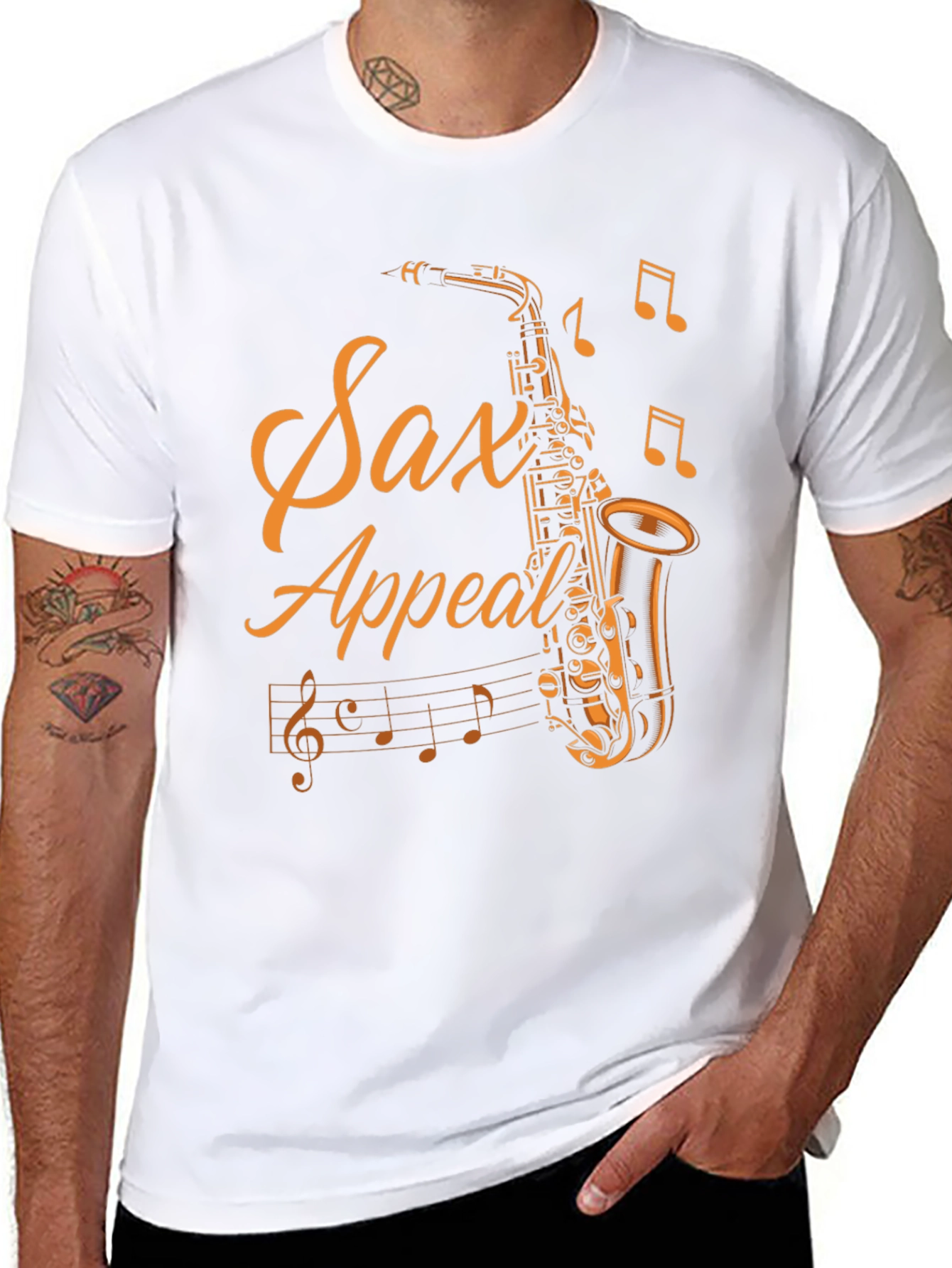 Sax Appeal Black T-Shirt