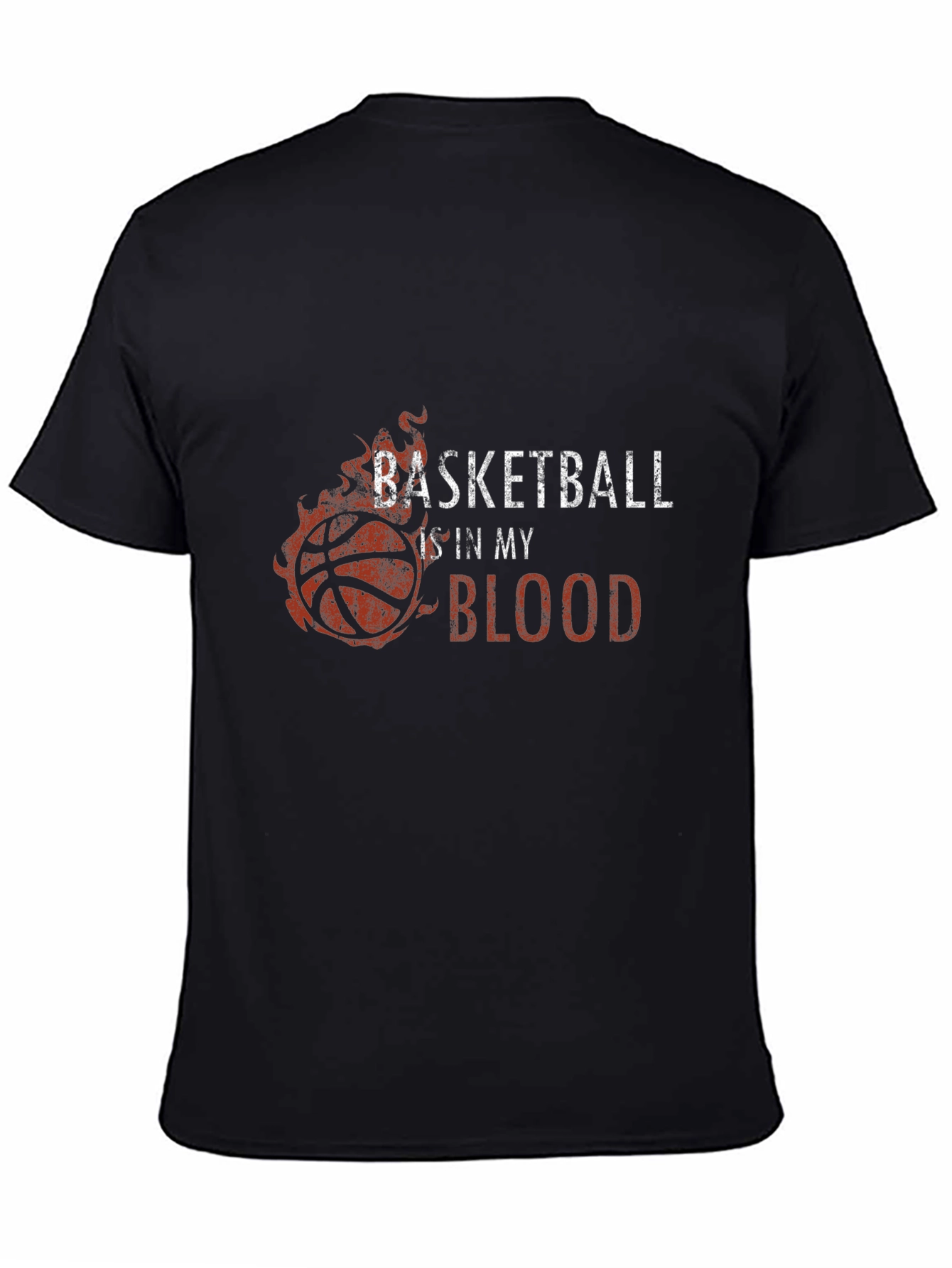 Basketball Is In My Blood Graphic T-Shirt