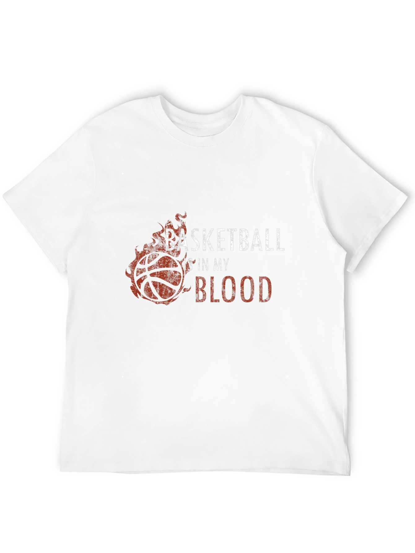 Basketball Is In My Blood Graphic T-Shirt