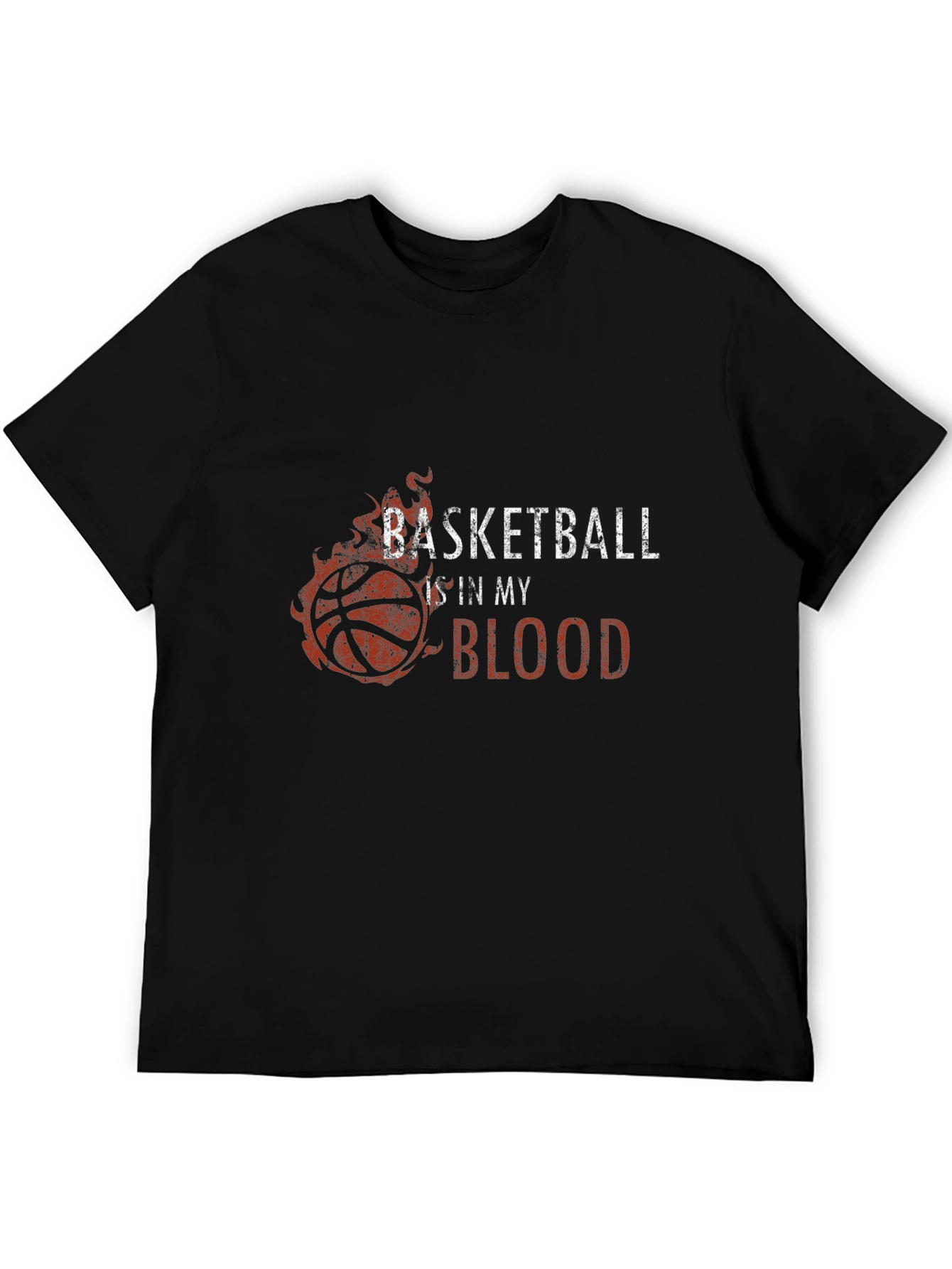 Basketball Is In My Blood Graphic T-Shirt