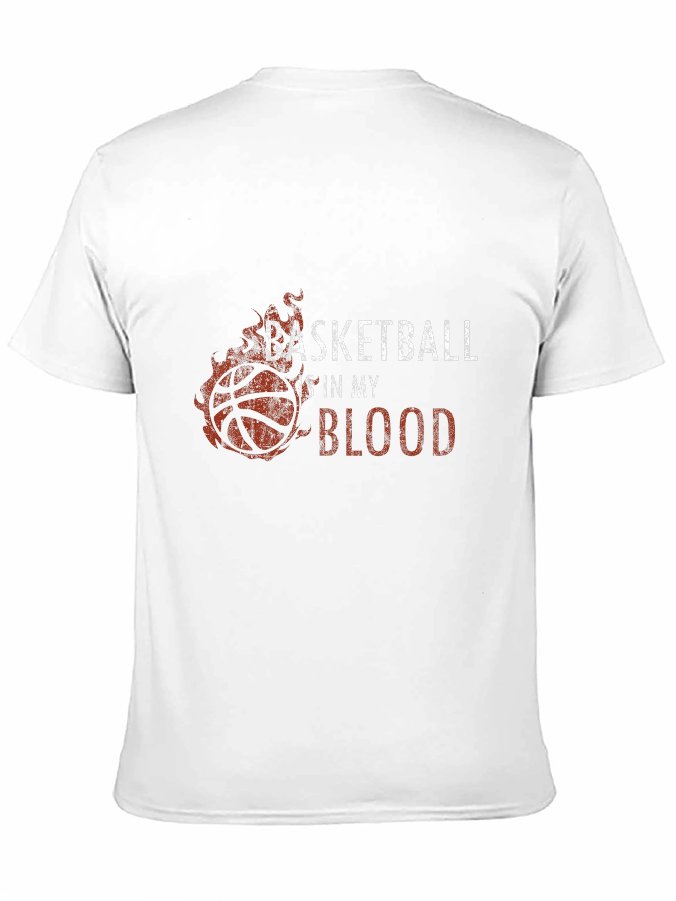 Basketball Is In My Blood Graphic T-Shirt