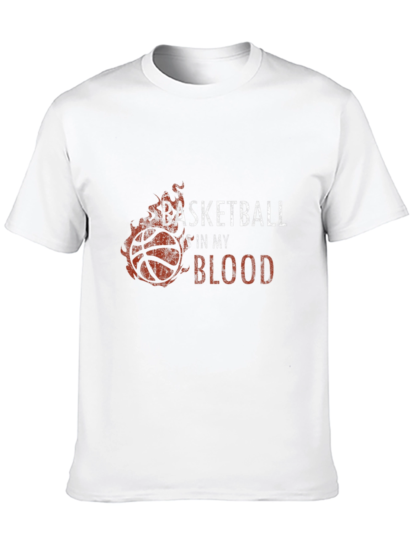 Basketball Is In My Blood Graphic T-Shirt