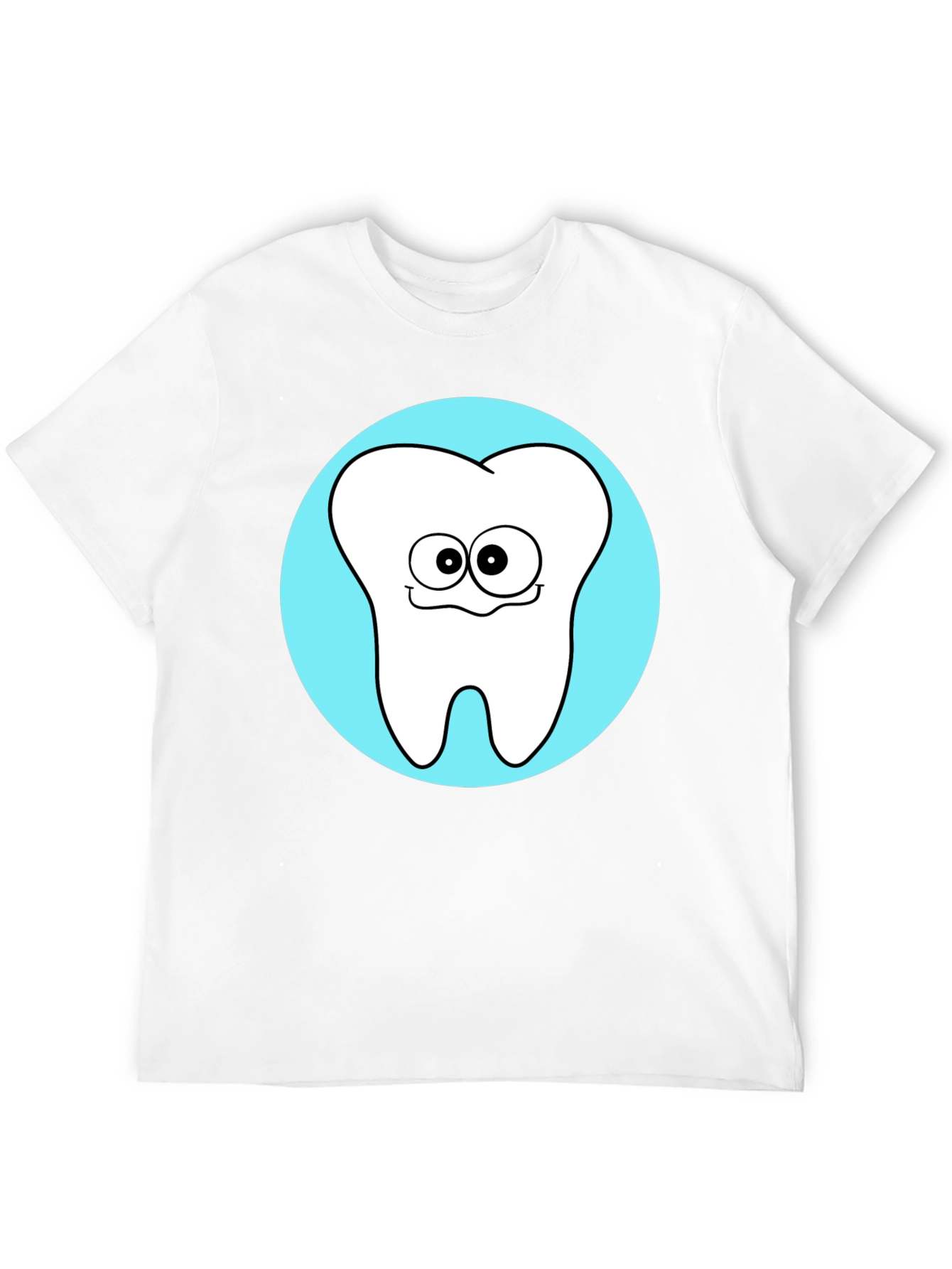 Funny Tooth Graphic T-Shirt - Black Cotton Tee