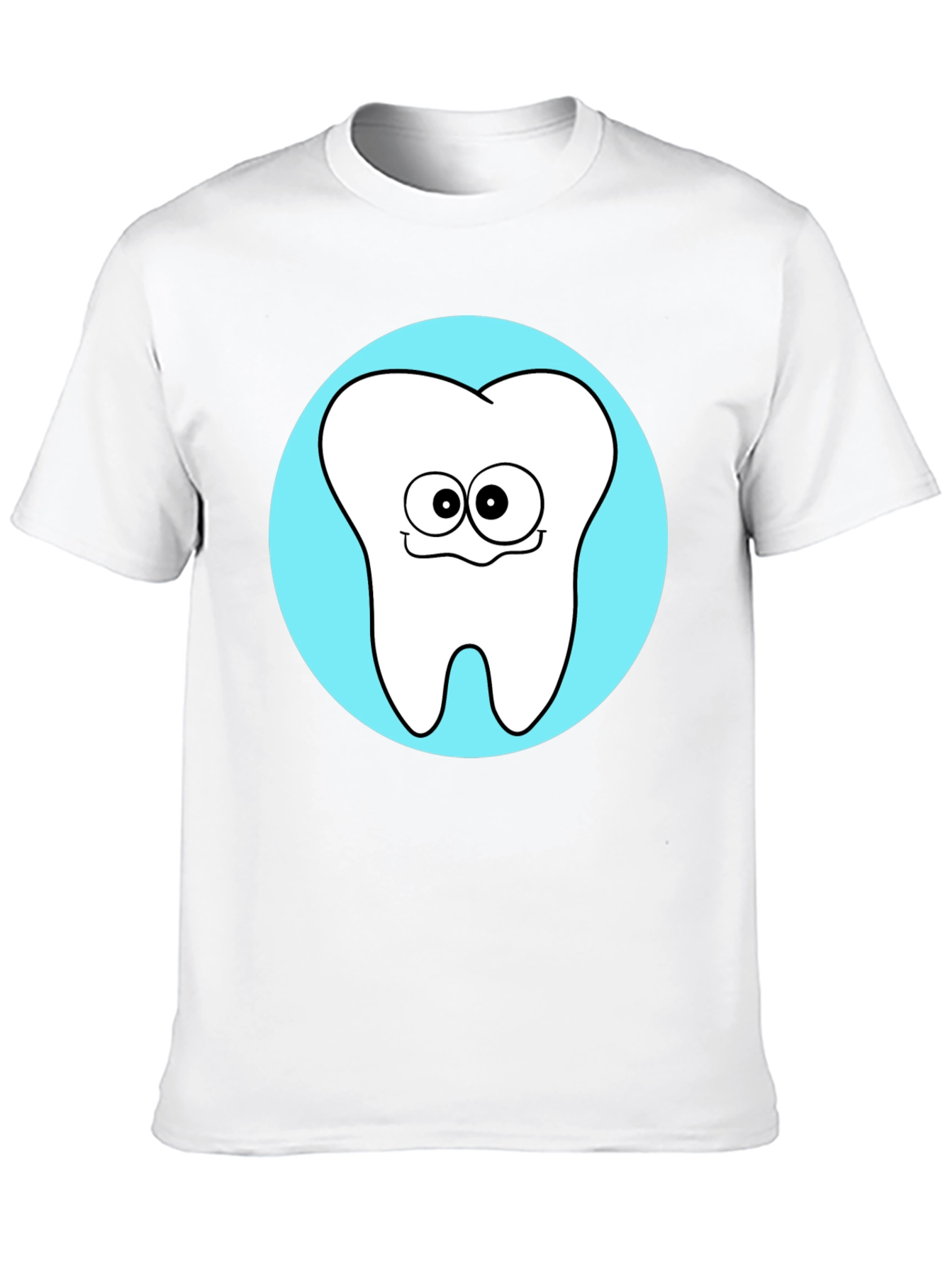 Funny Tooth Graphic T-Shirt - Black Cotton Tee