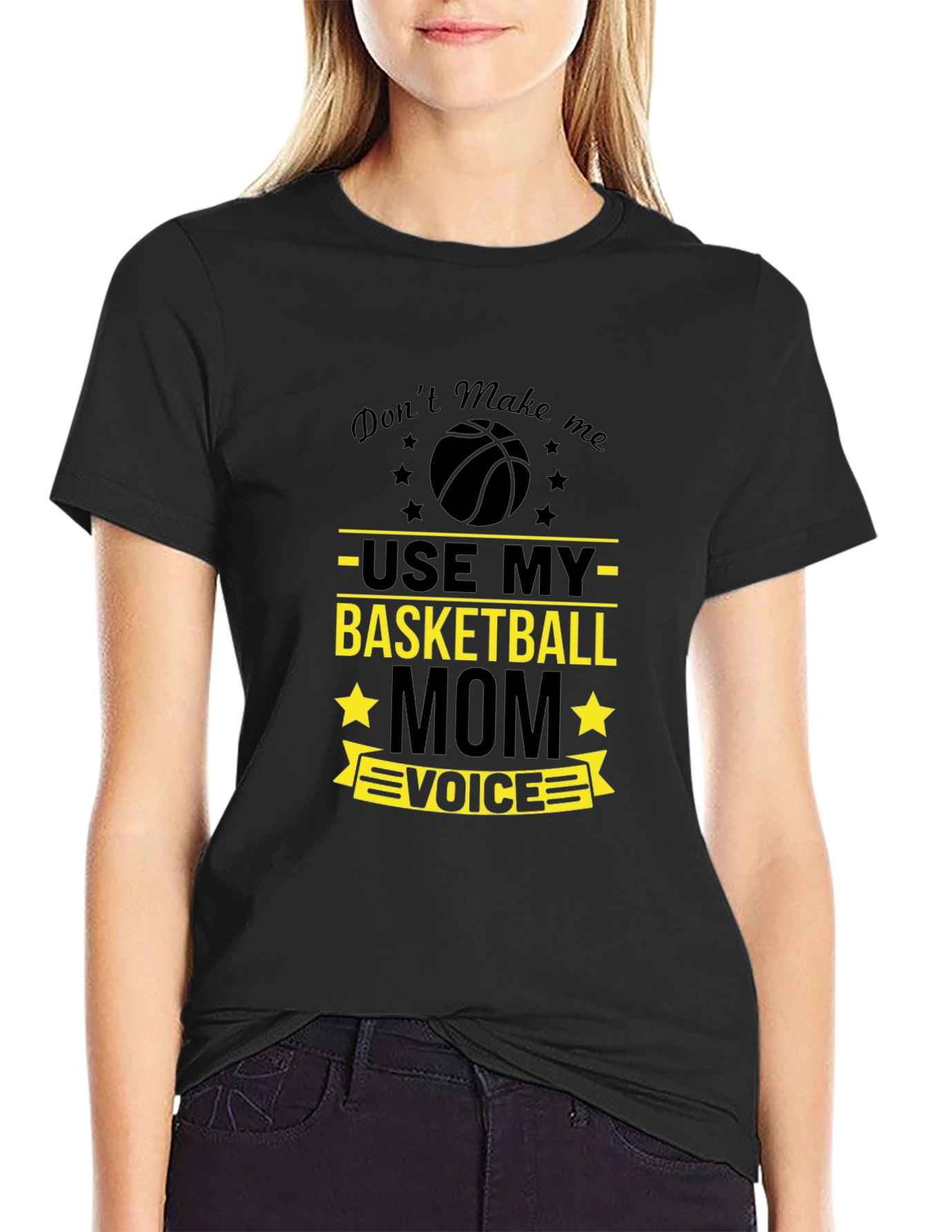 Basketball Mom T-Shirt - Use My Voice Graphic Tee