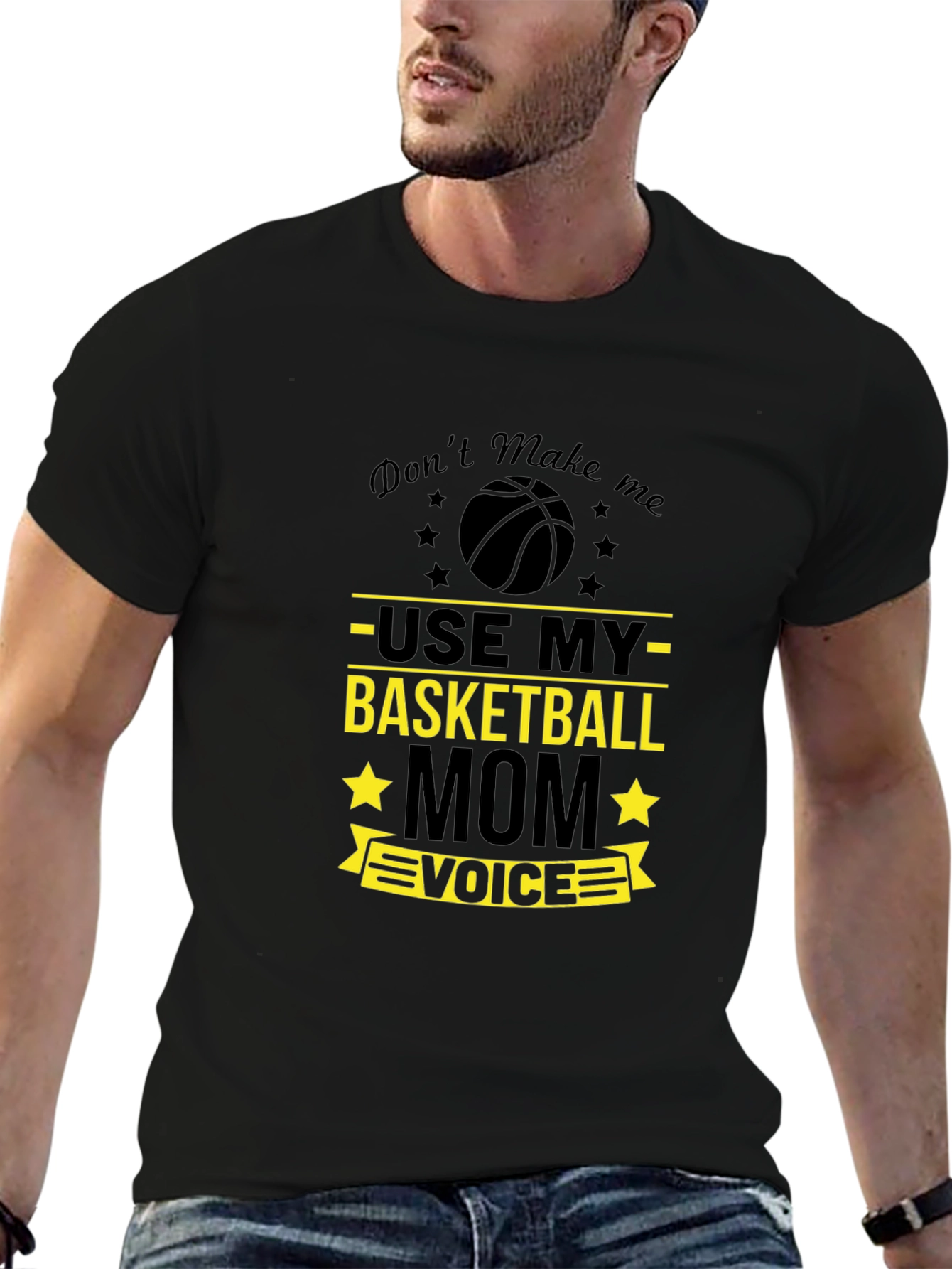 Basketball Mom T-Shirt - Use My Voice Graphic Tee