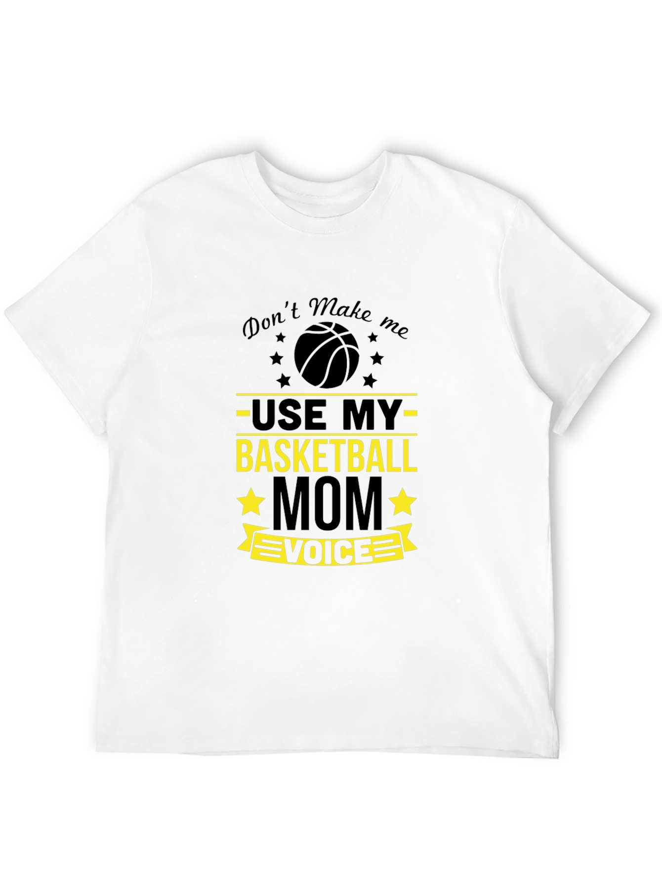 Basketball Mom T-Shirt - Use My Voice Graphic Tee