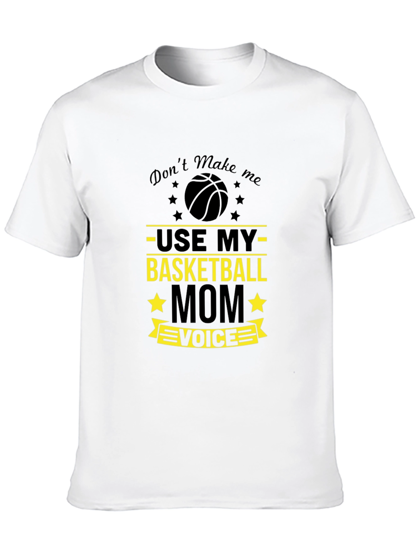 Basketball Mom T-Shirt - Use My Voice Graphic Tee