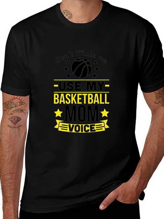 Basketball Mom T-Shirt - Use My Voice Graphic Tee
