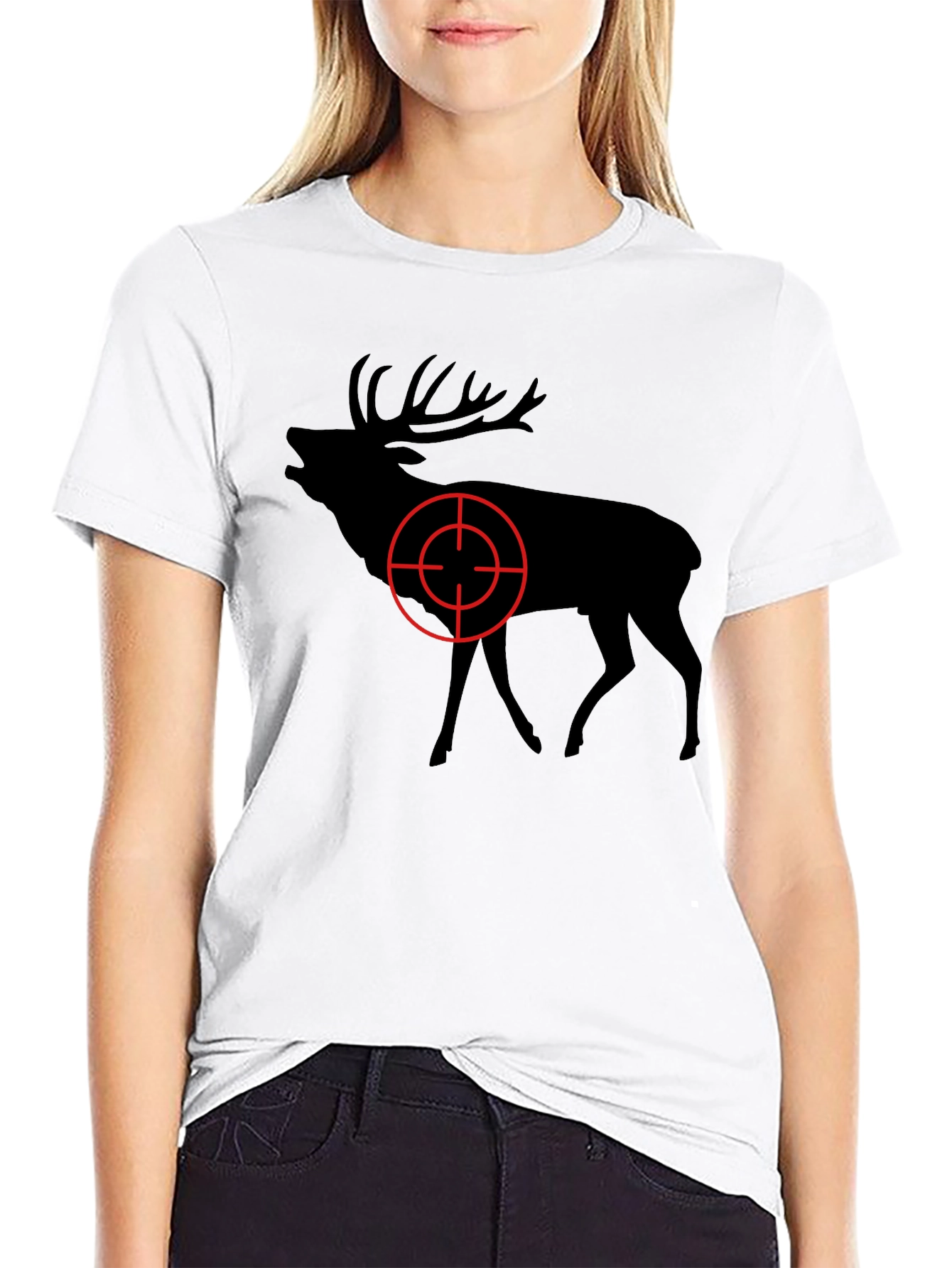 Deer Target Graphic Tee - Hunting Season T-Shirt