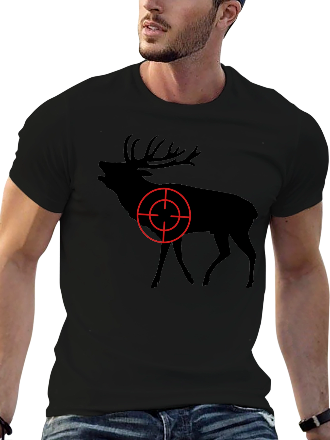Deer Target Graphic Tee - Hunting Season T-Shirt