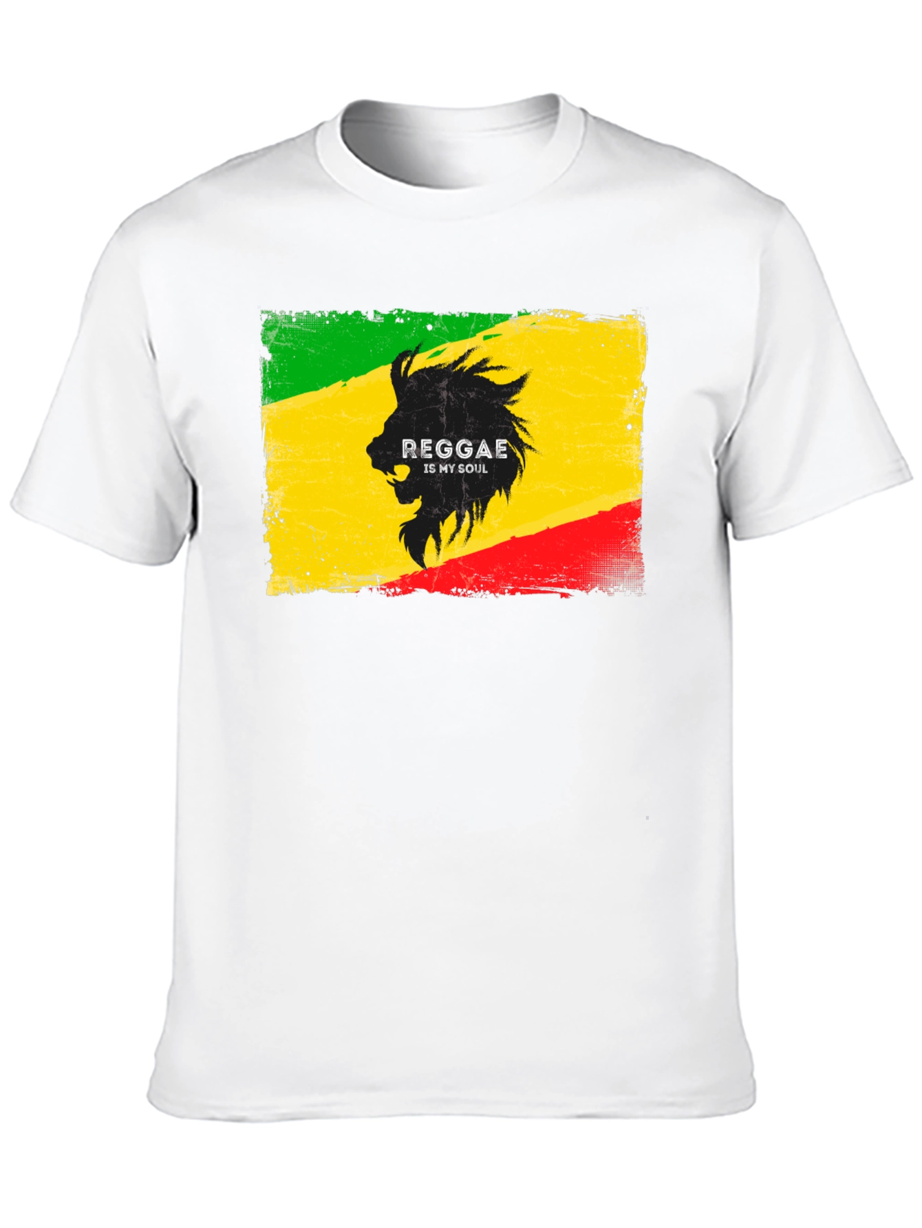 Reggae is My Soul T-Shirt - Lion Graphic Tee