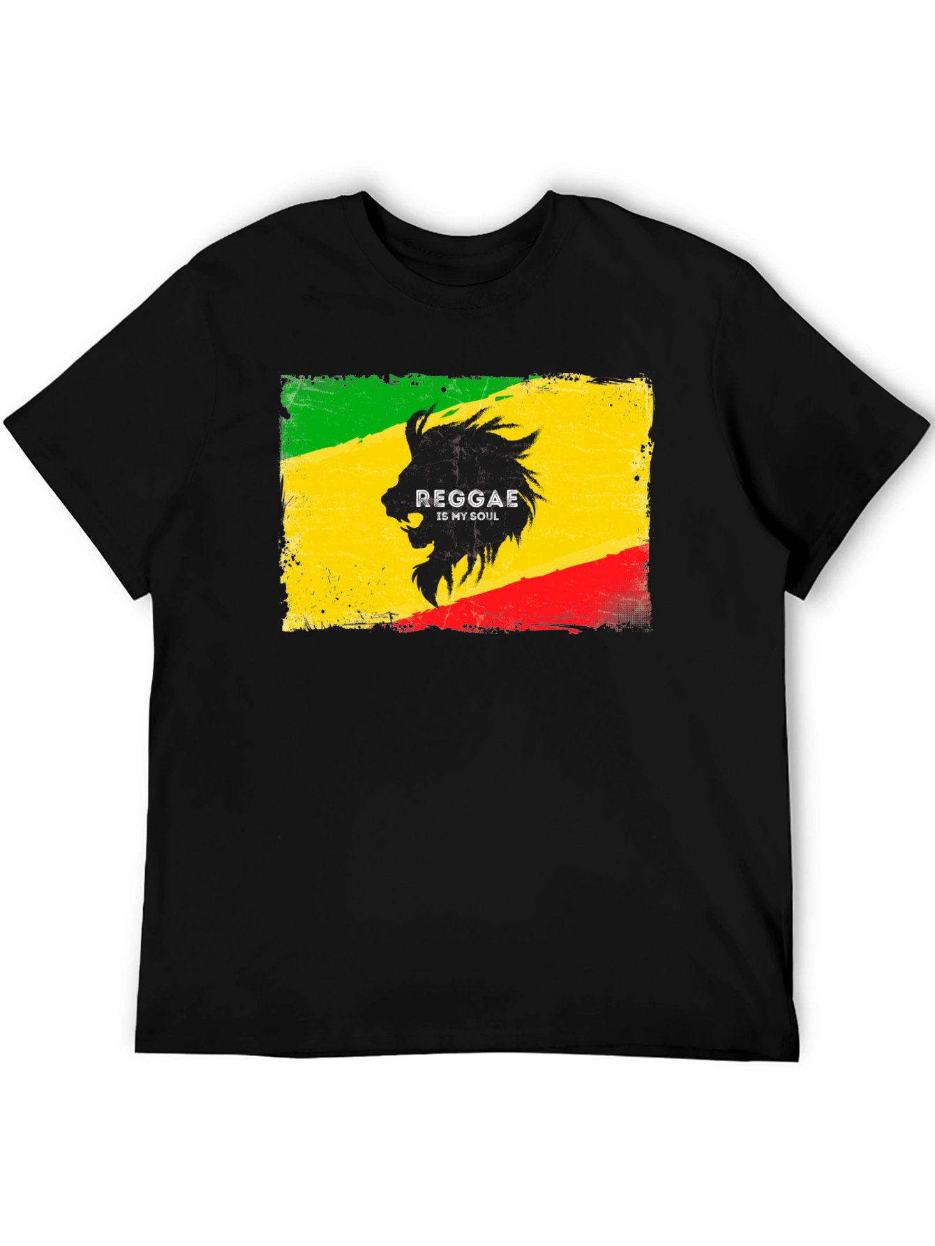 Reggae is My Soul T-Shirt - Lion Graphic Tee