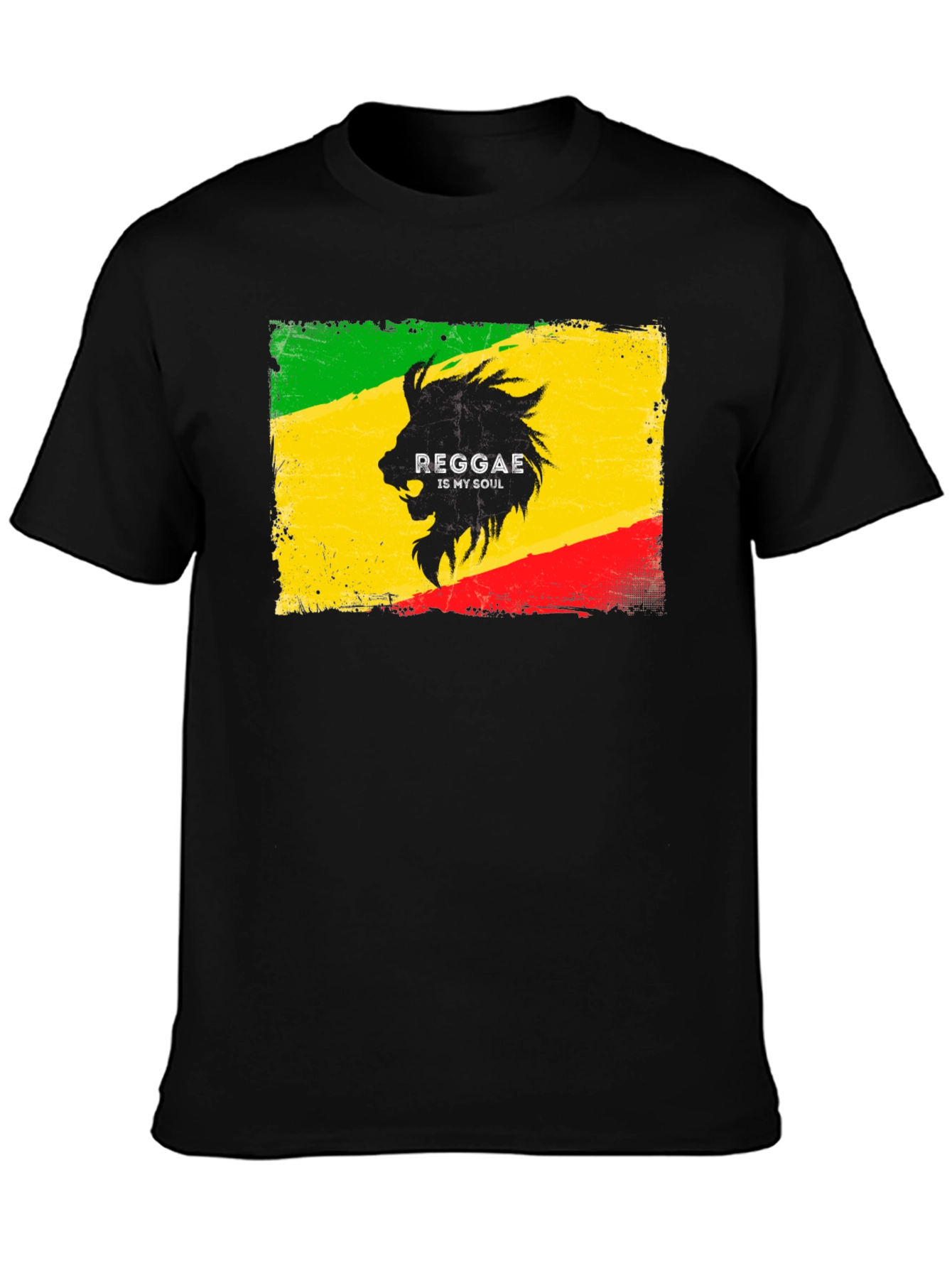 Reggae is My Soul T-Shirt - Lion Graphic Tee