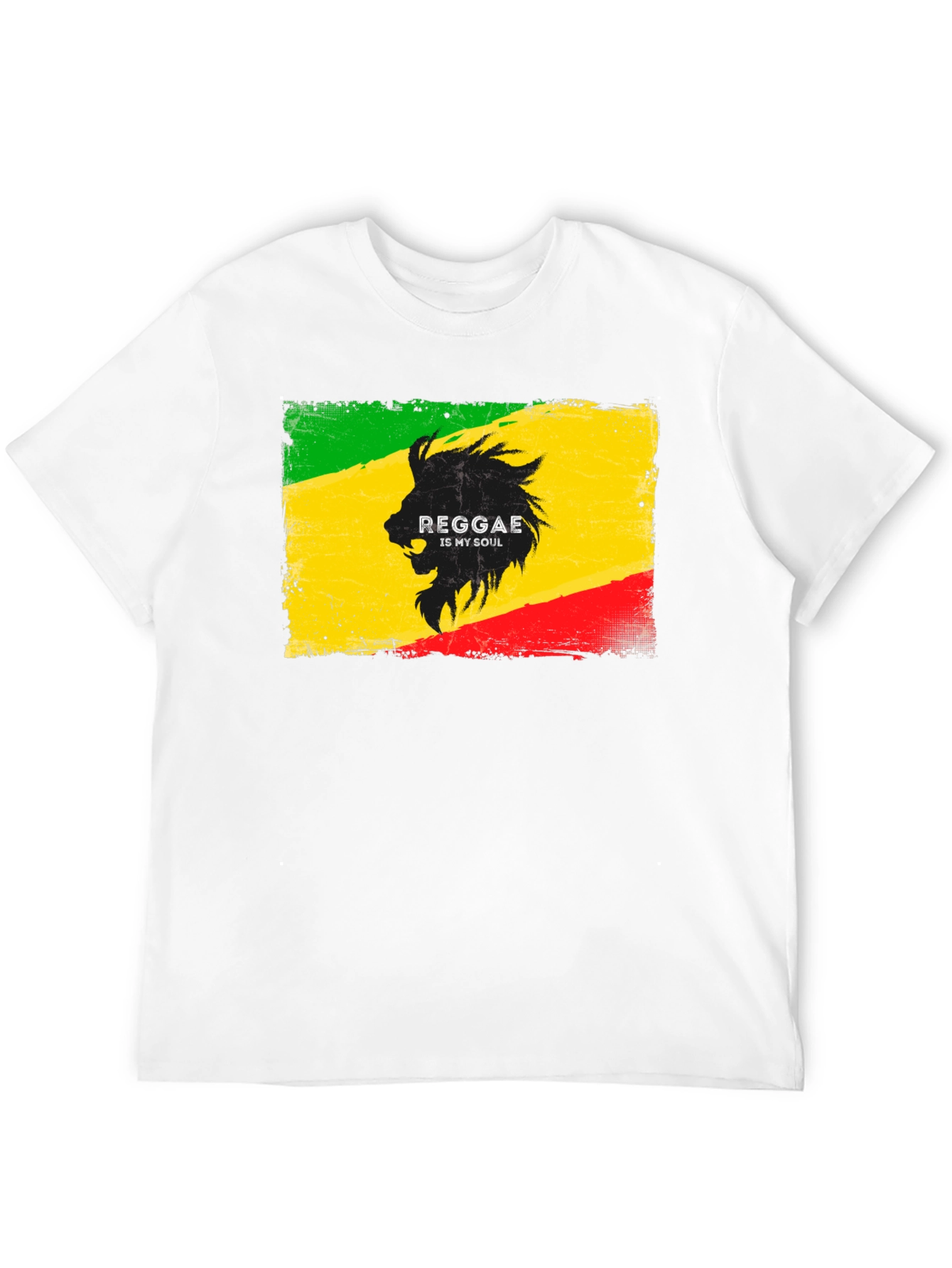 Reggae is My Soul T-Shirt - Lion Graphic Tee