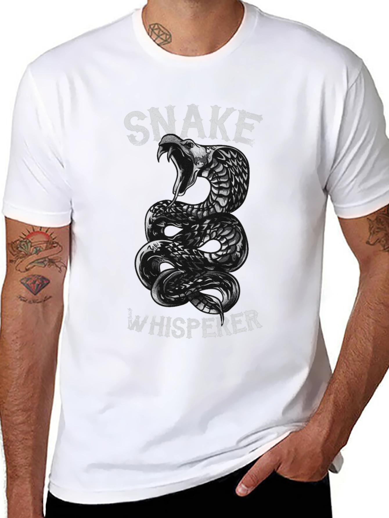 Snake Whisperer Graphic Tee - Cool Serpent Design!