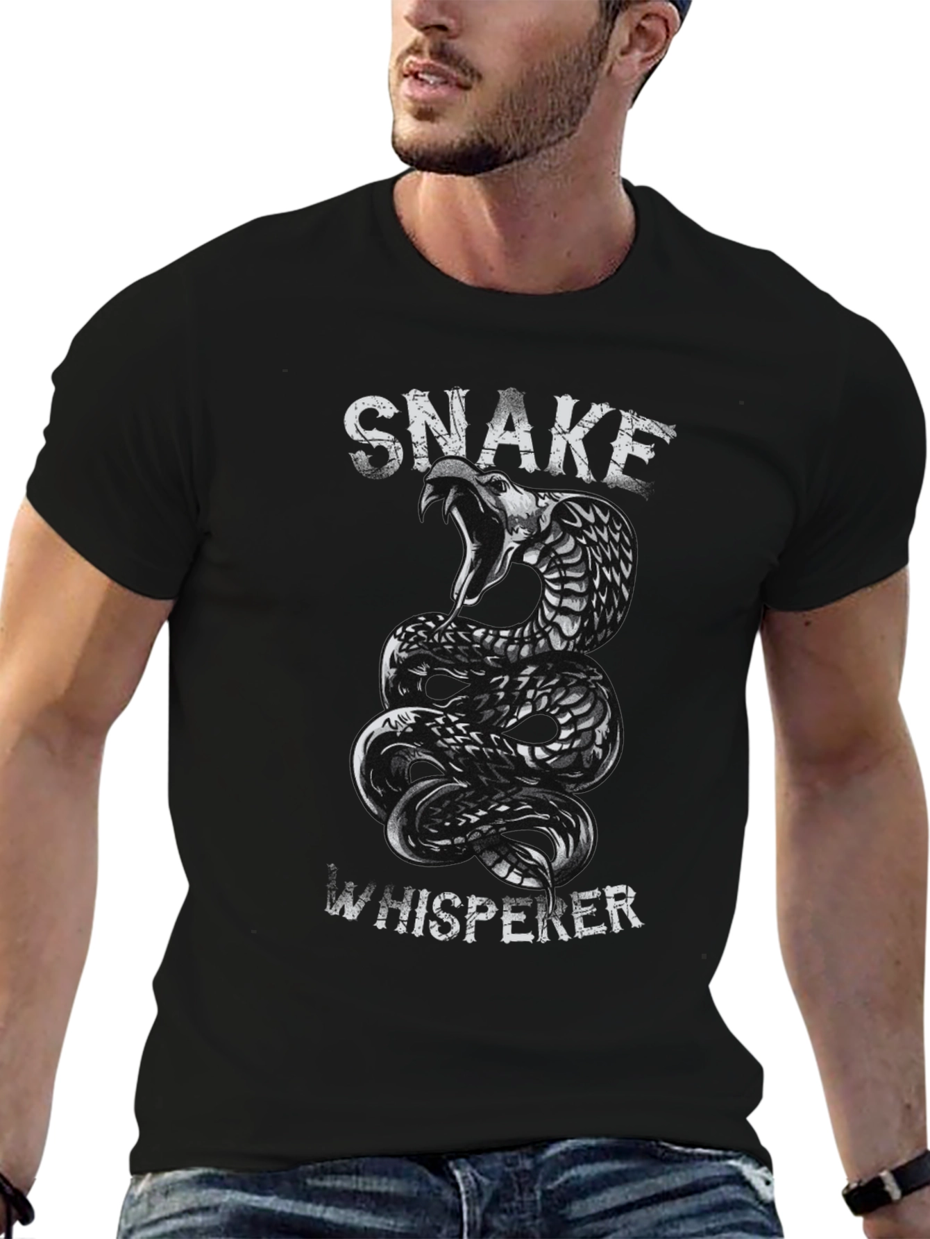 Snake Whisperer Graphic Tee - Cool Serpent Design!
