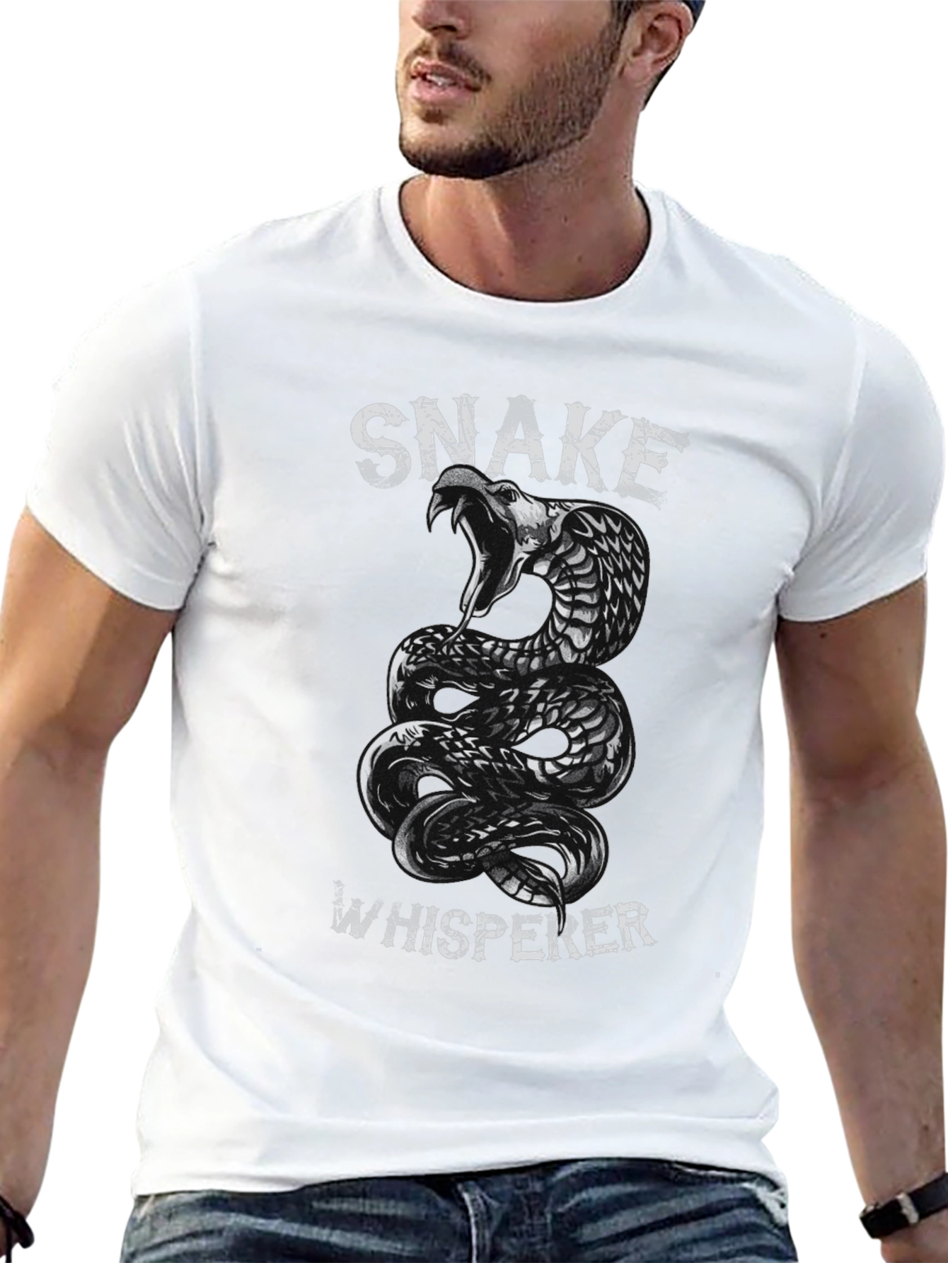 Snake Whisperer Graphic Tee - Cool Serpent Design!