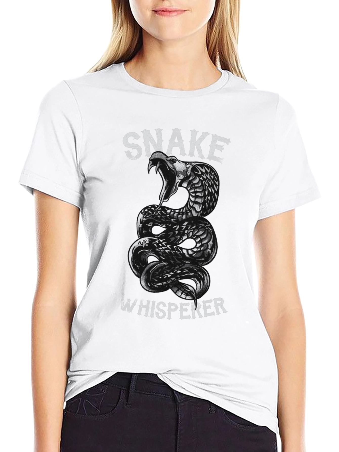 Snake Whisperer Graphic Tee - Cool Serpent Design!