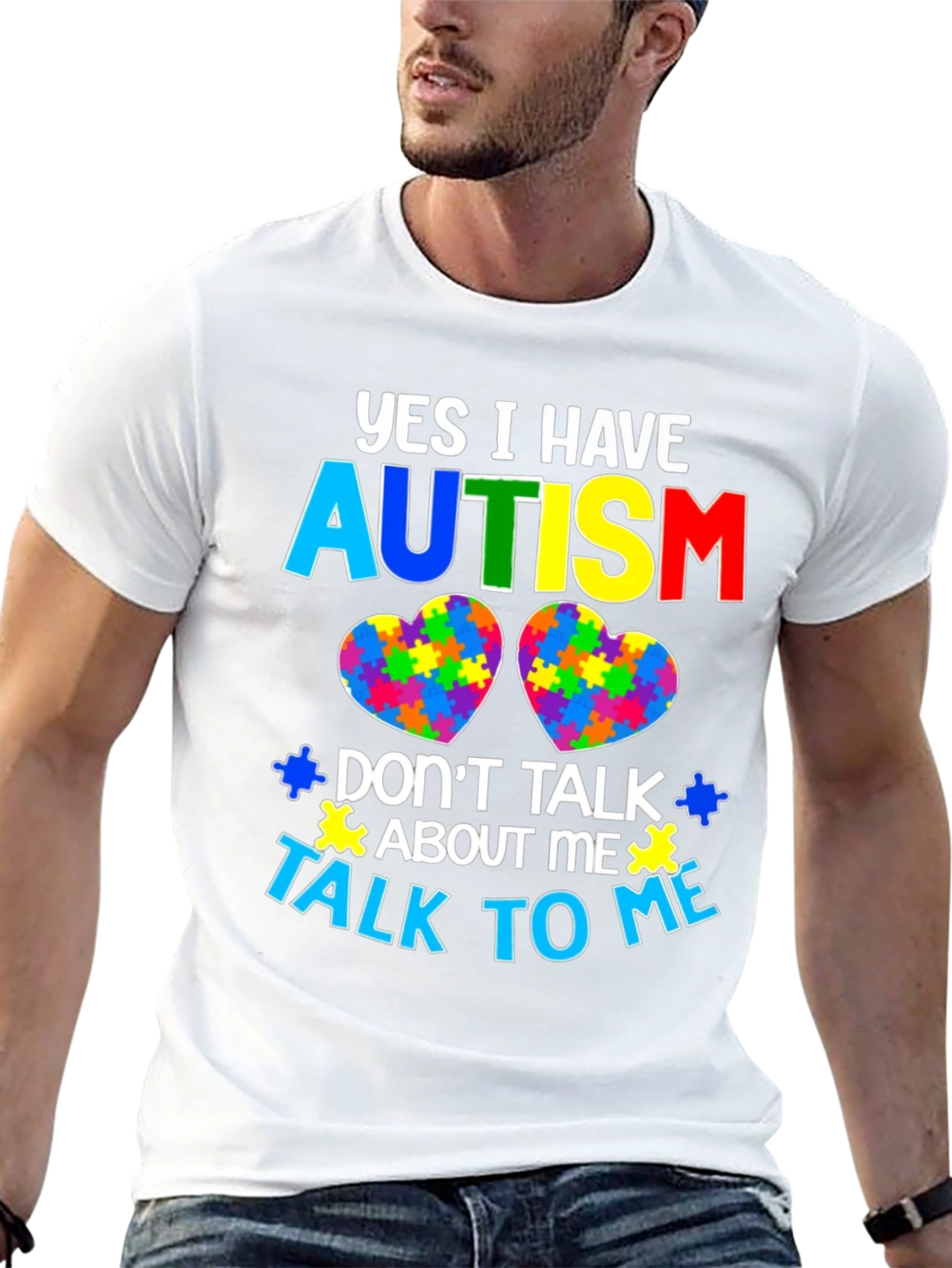 Autism Awareness T-Shirt - Yes I Have Autism