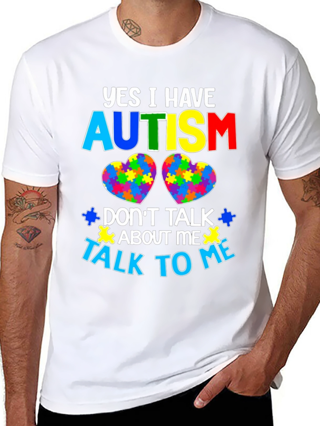 Autism Awareness T-Shirt - Yes I Have Autism