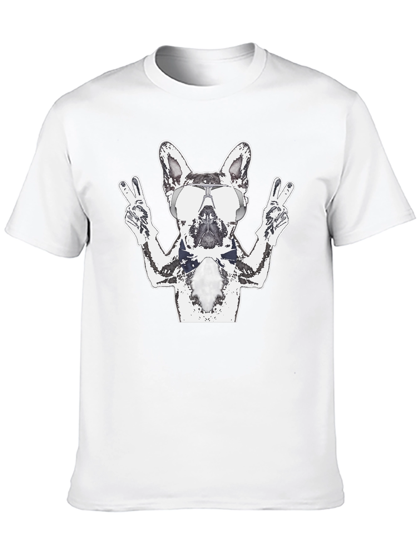Cool Dog Graphic Tee - Mens Black T-Shirt