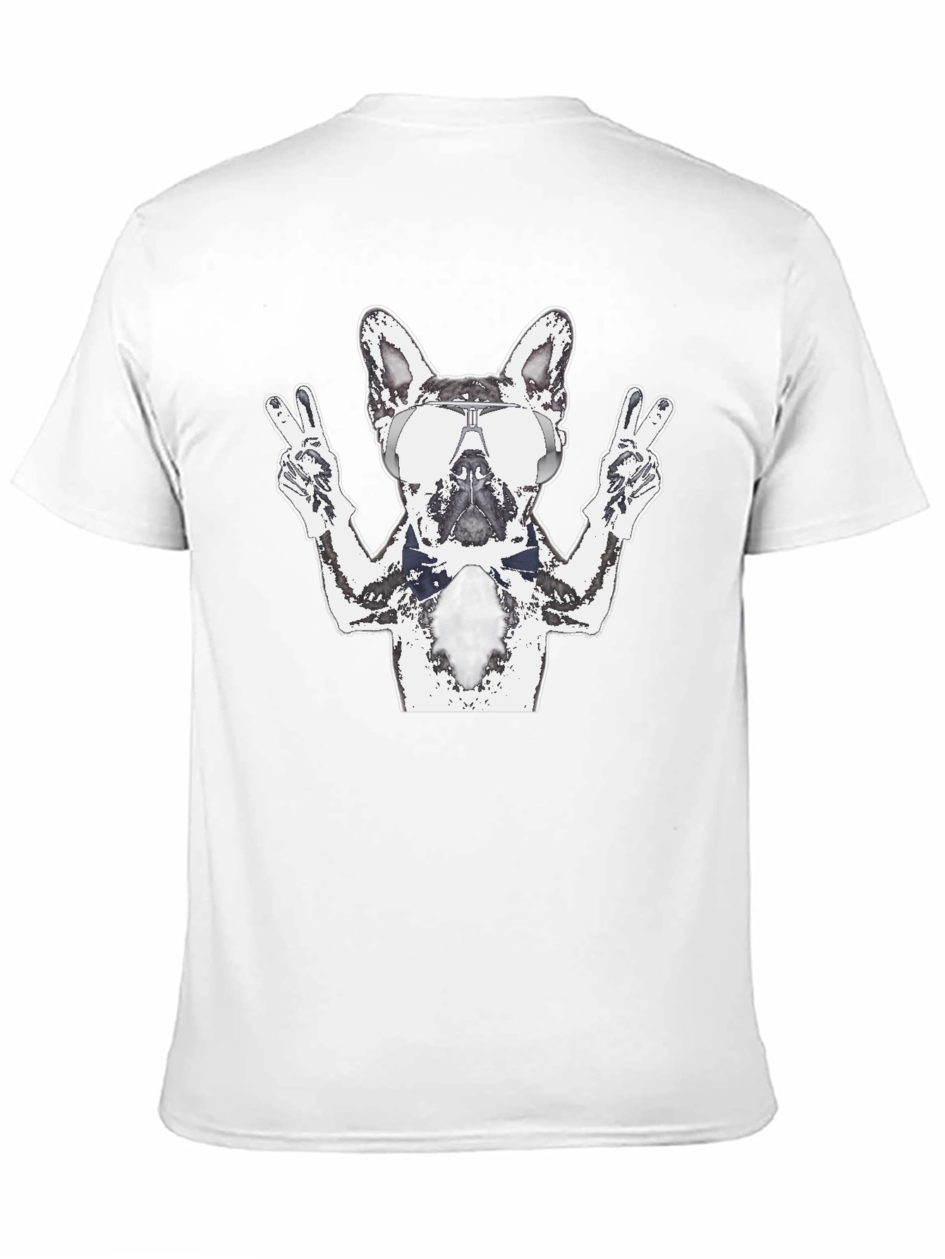 Cool Dog Graphic Tee - Mens Black T-Shirt