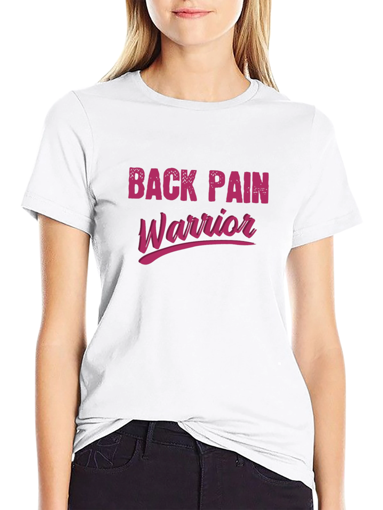 Back Pain Warrior Graphic T-Shirt