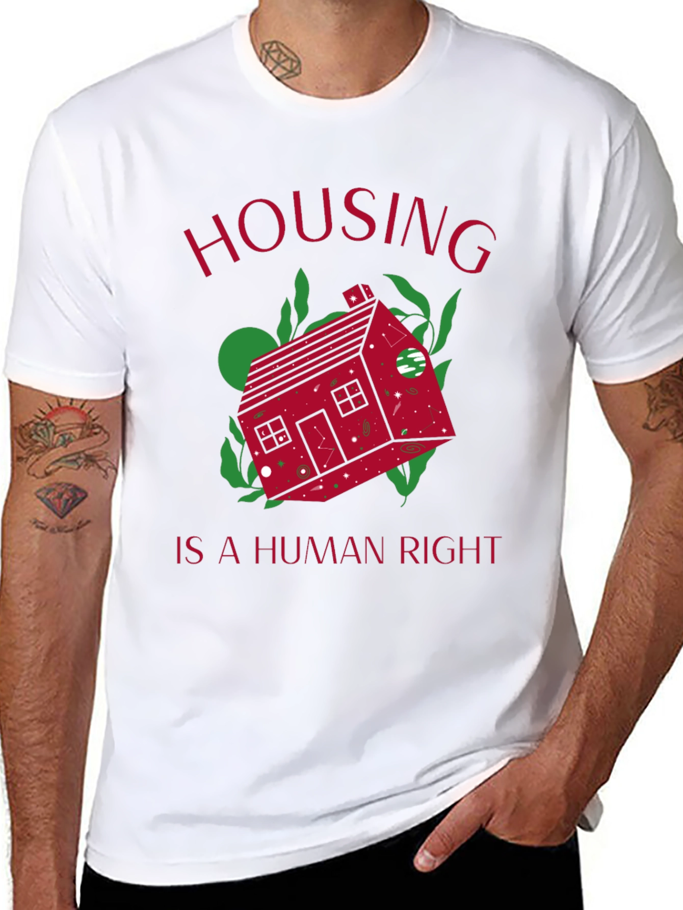 Housing is a Human Right Graphic Tee