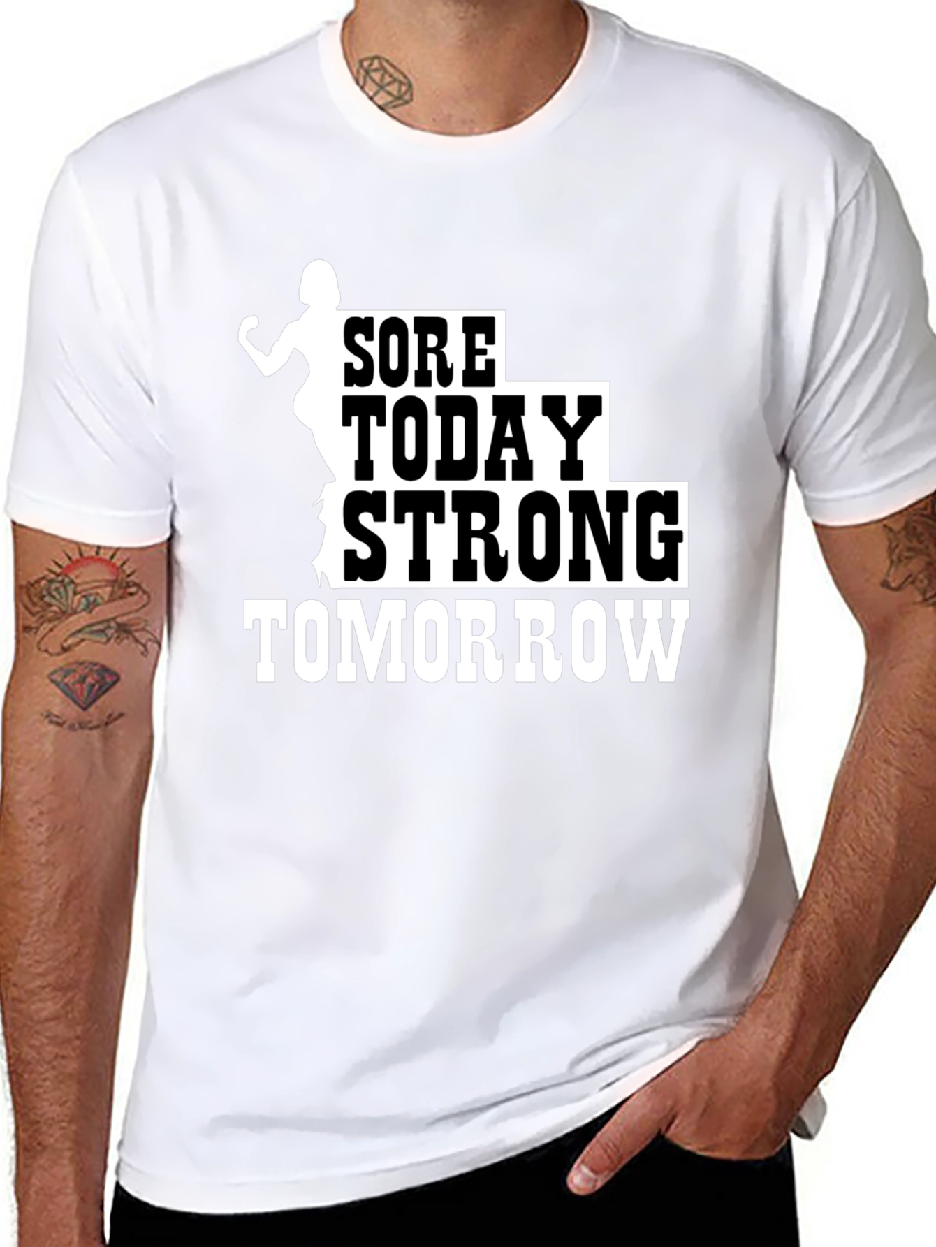 Sore Today Strong Tomorrow Black T-Shirt