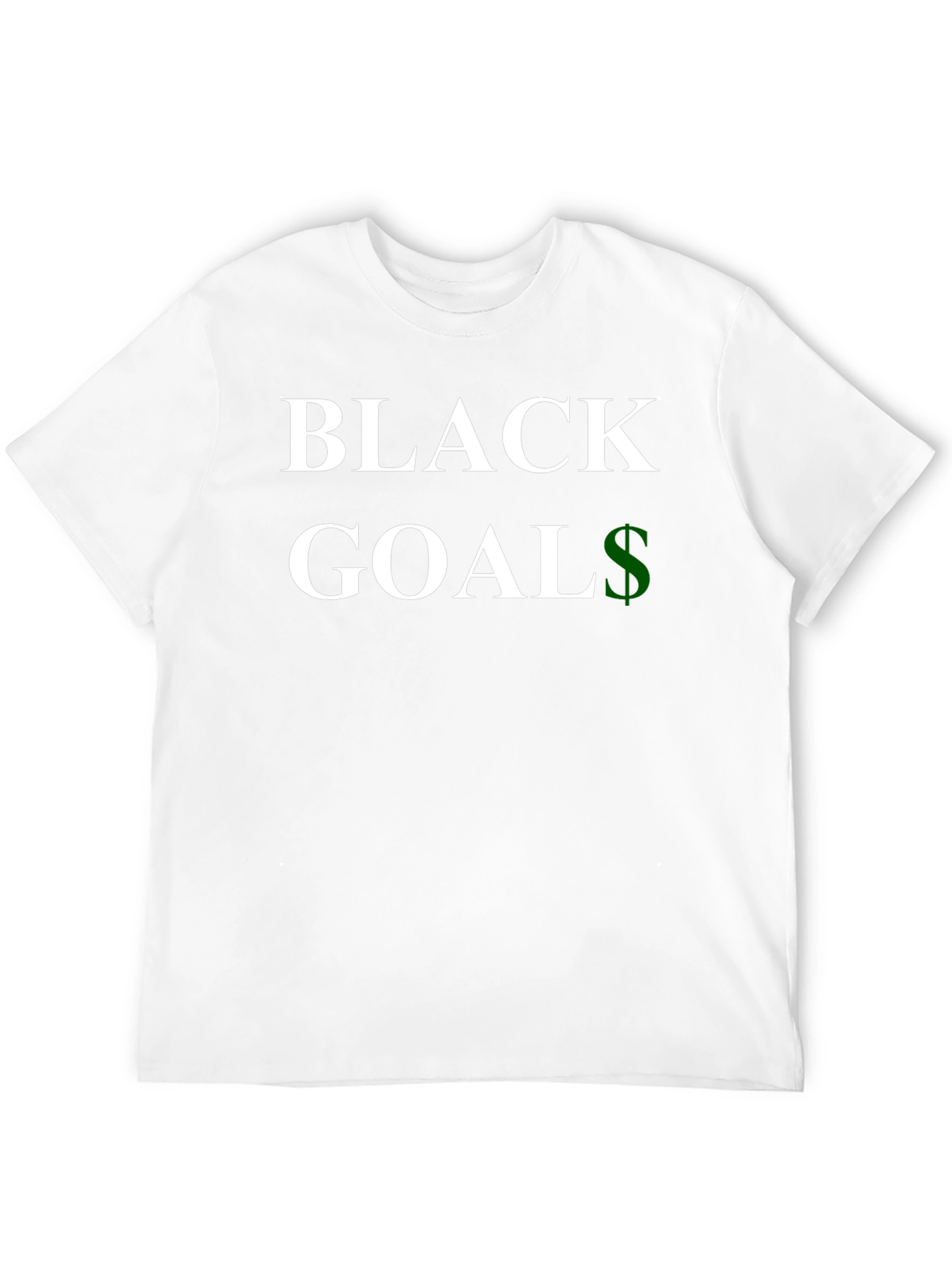 Black Goals T-Shirt - Stylish Statement Tee