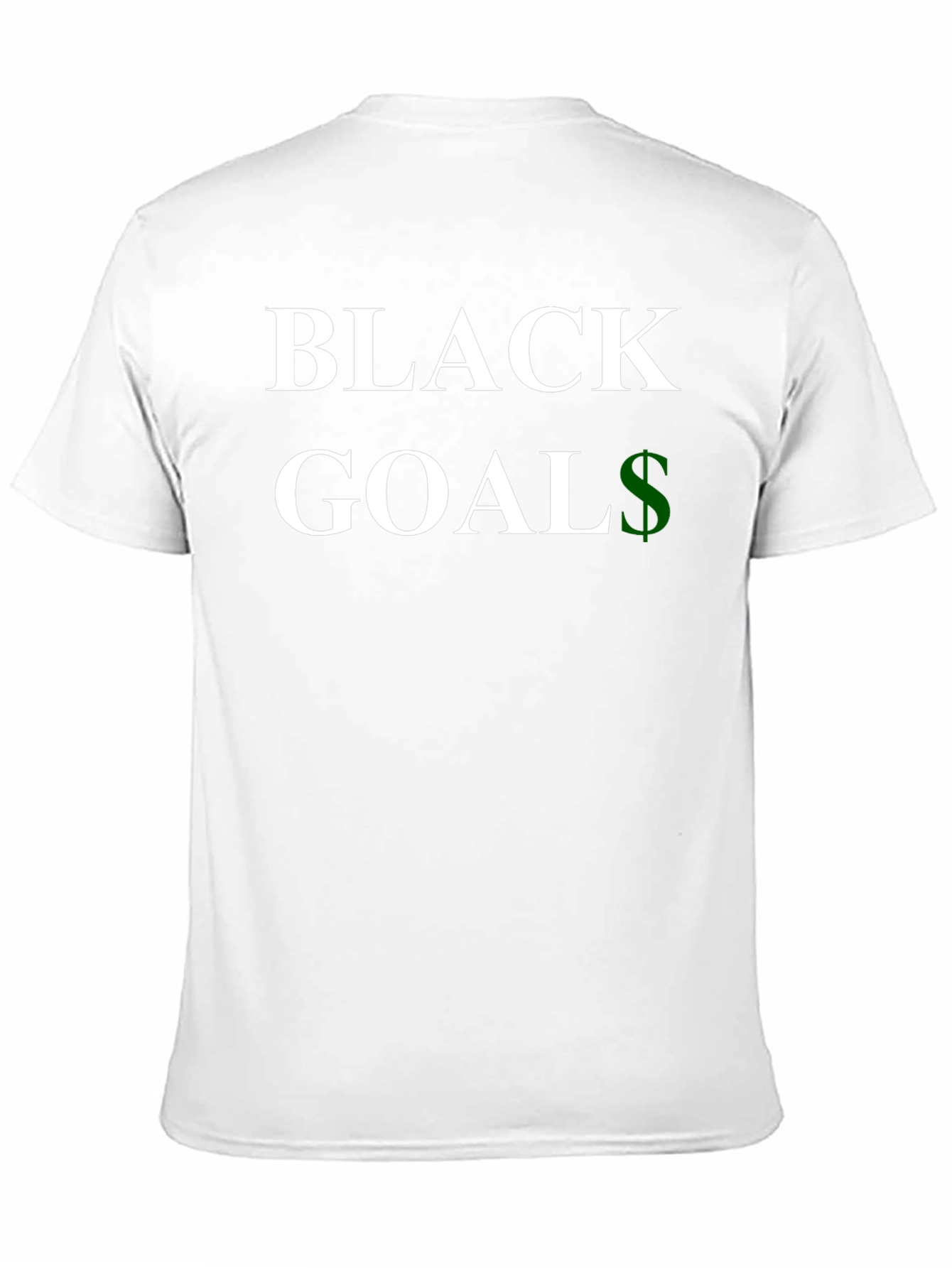 Black Goals T-Shirt - Stylish Statement Tee