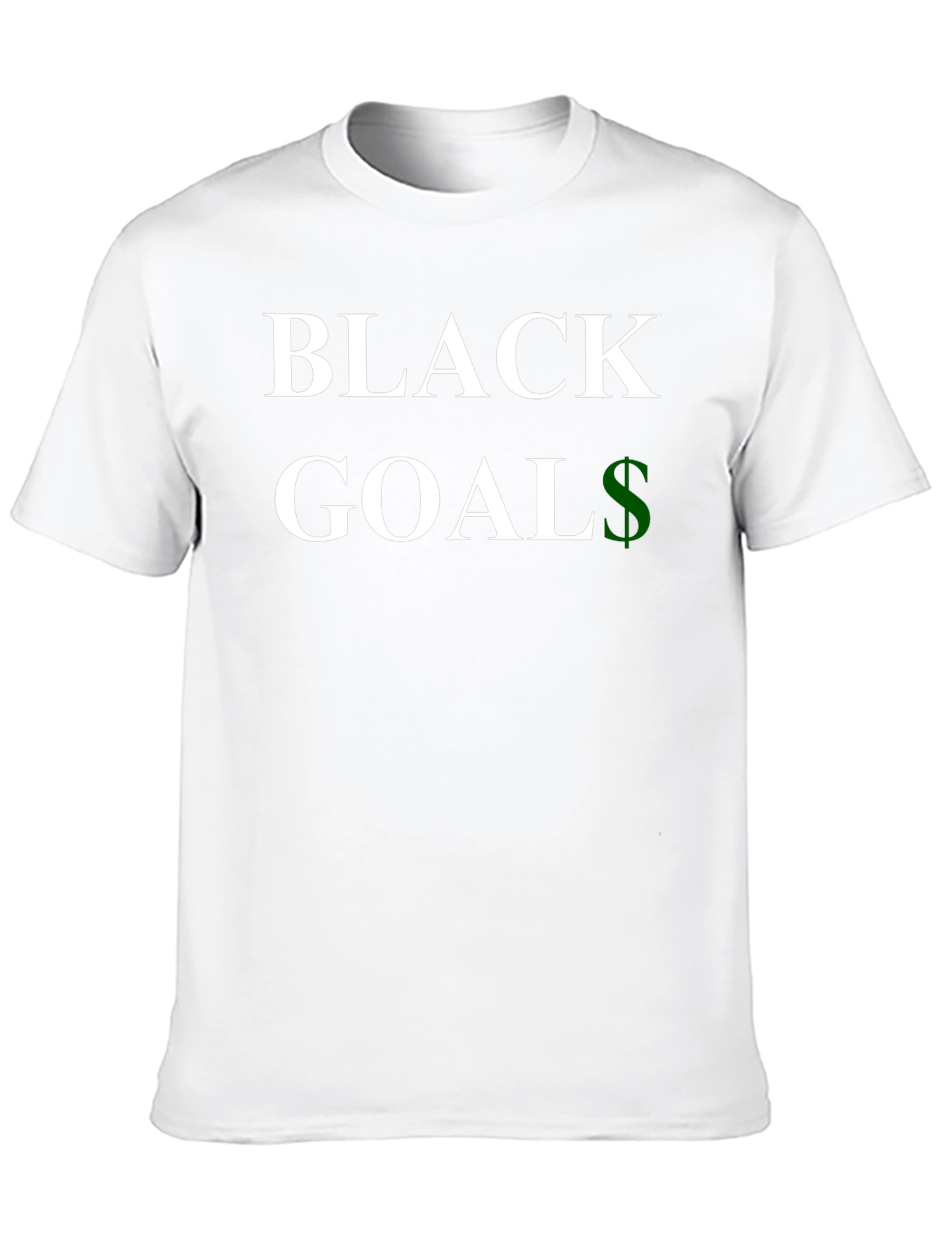 Black Goals T-Shirt - Stylish Statement Tee