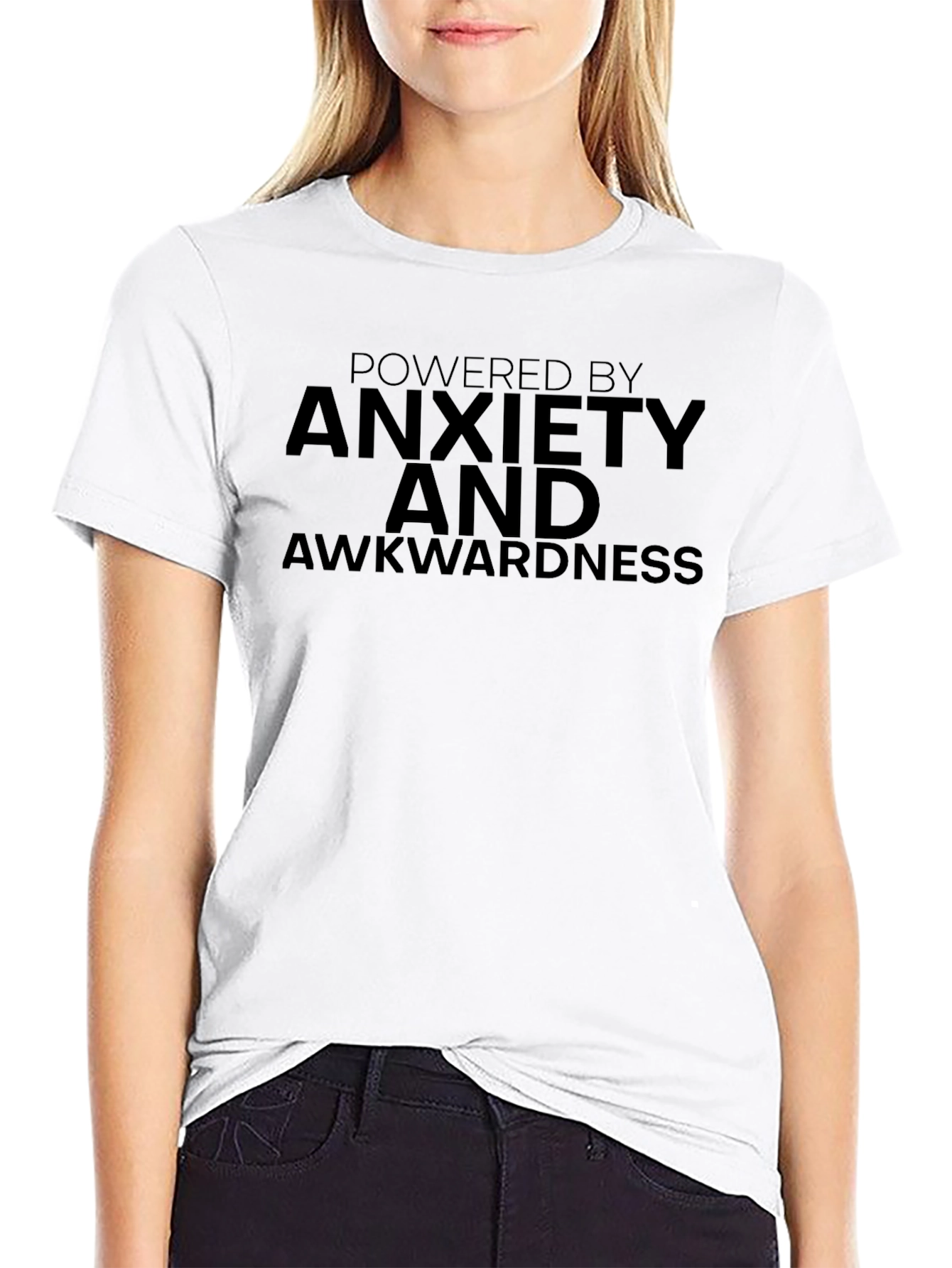 Anxiety & Awkwardness Graphic Tee - Funny Slogan Shirt