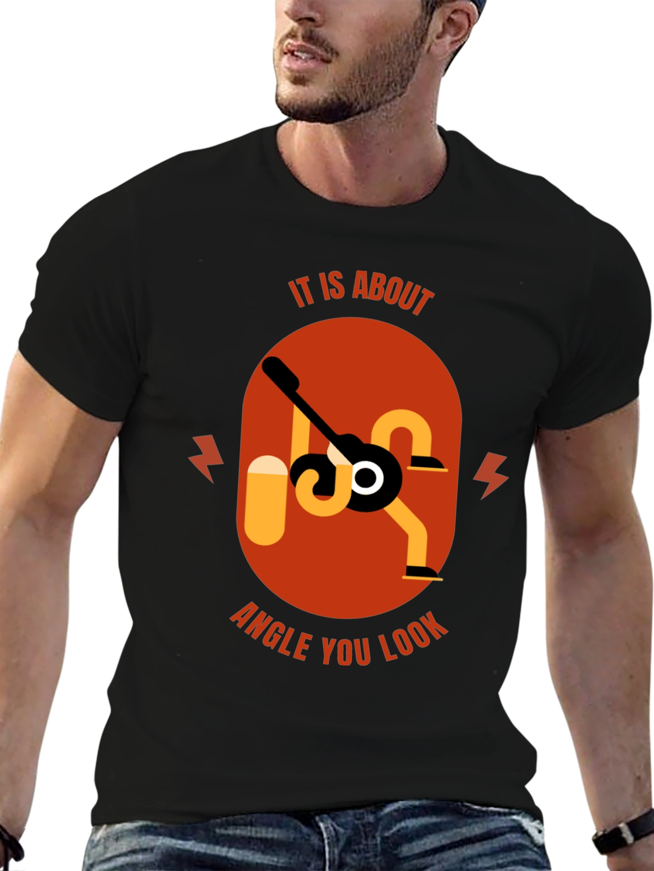 Abstract Guitar Angle T-Shirt