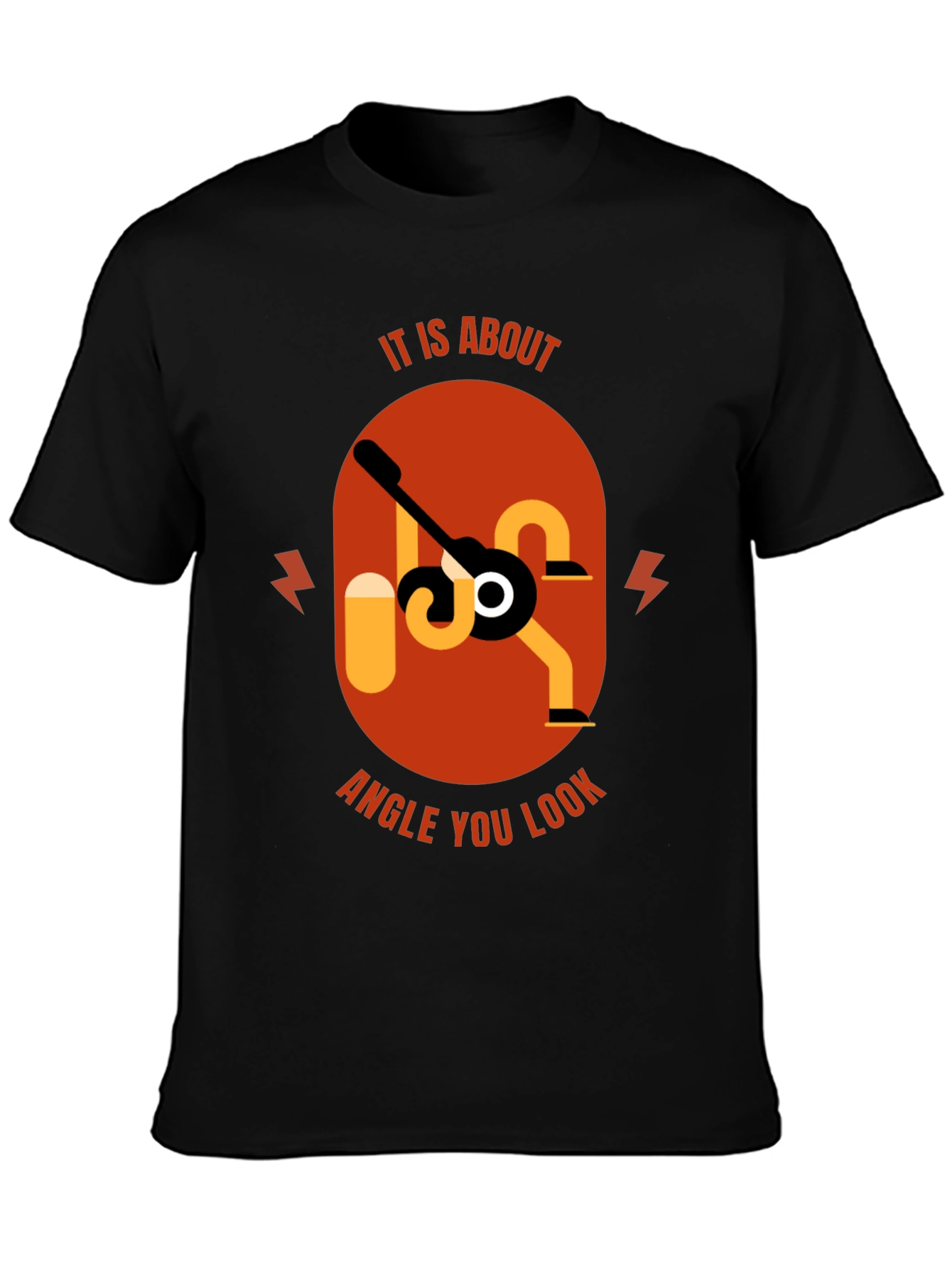 Abstract Guitar Angle T-Shirt