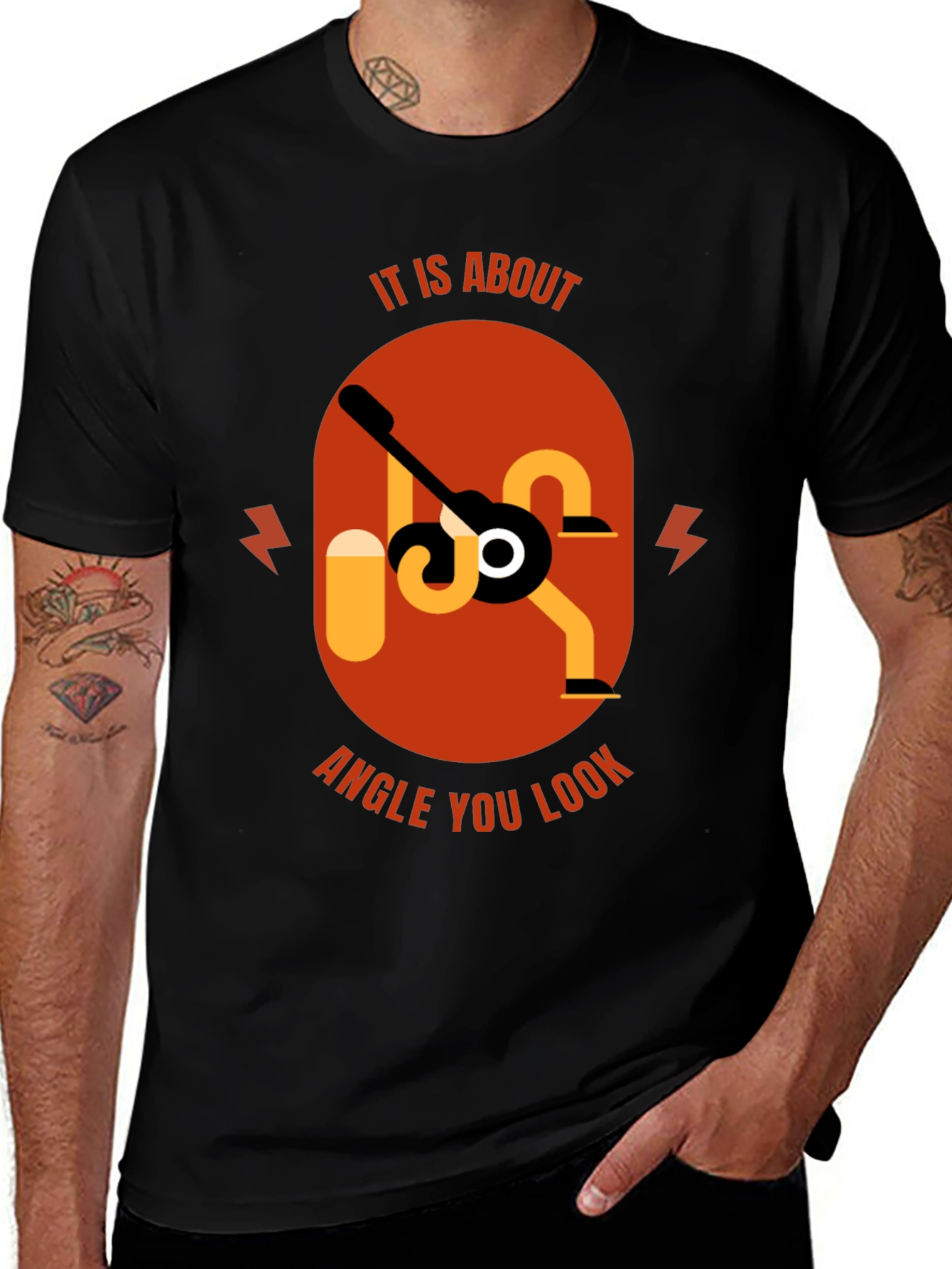 Abstract Guitar Angle T-Shirt