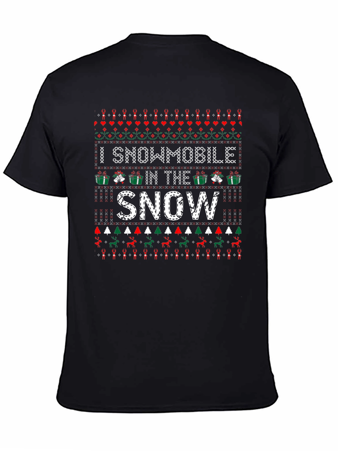 Funny Snowmobile Christmas T-Shirt