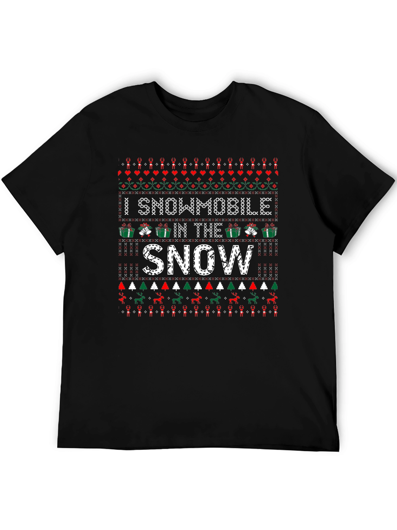 Funny Snowmobile Christmas T-Shirt