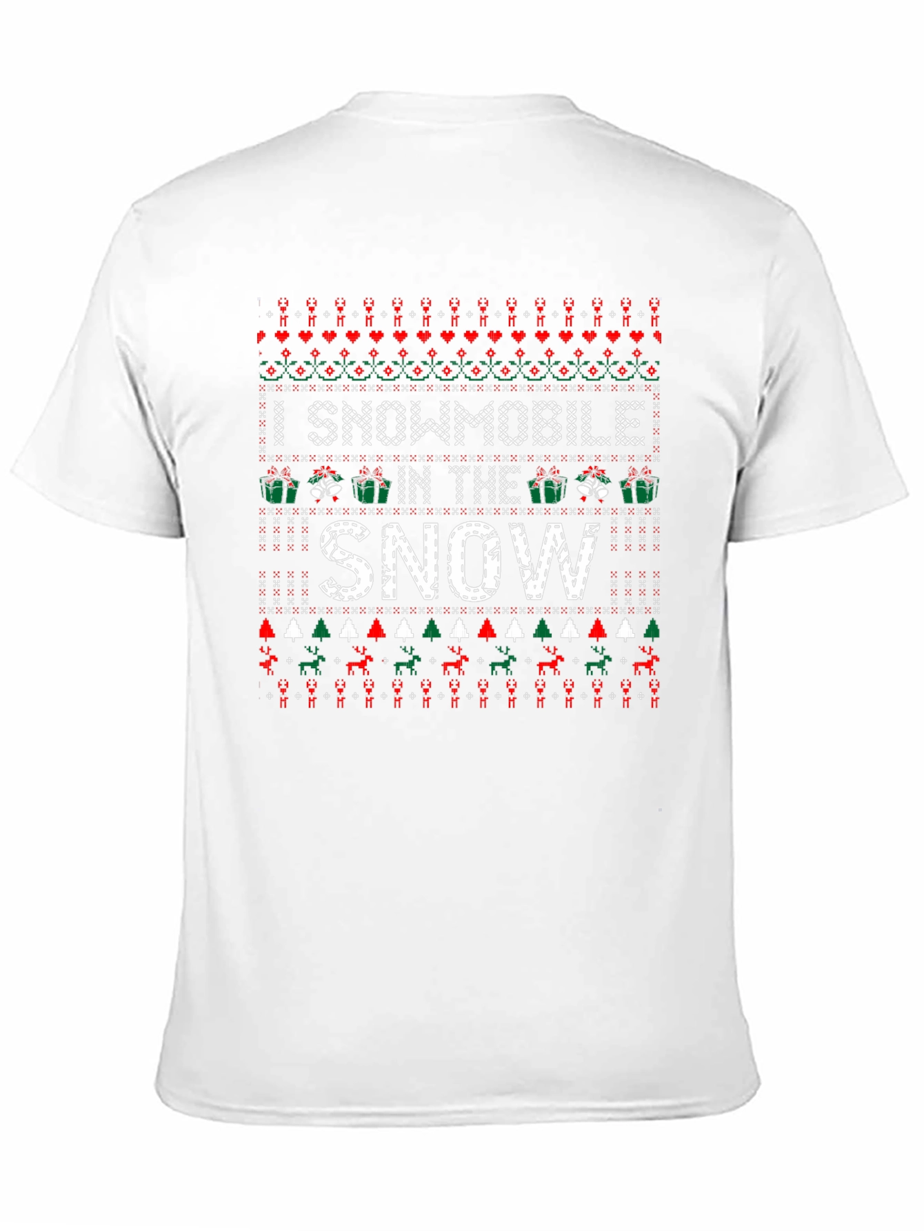 Funny Snowmobile Christmas T-Shirt